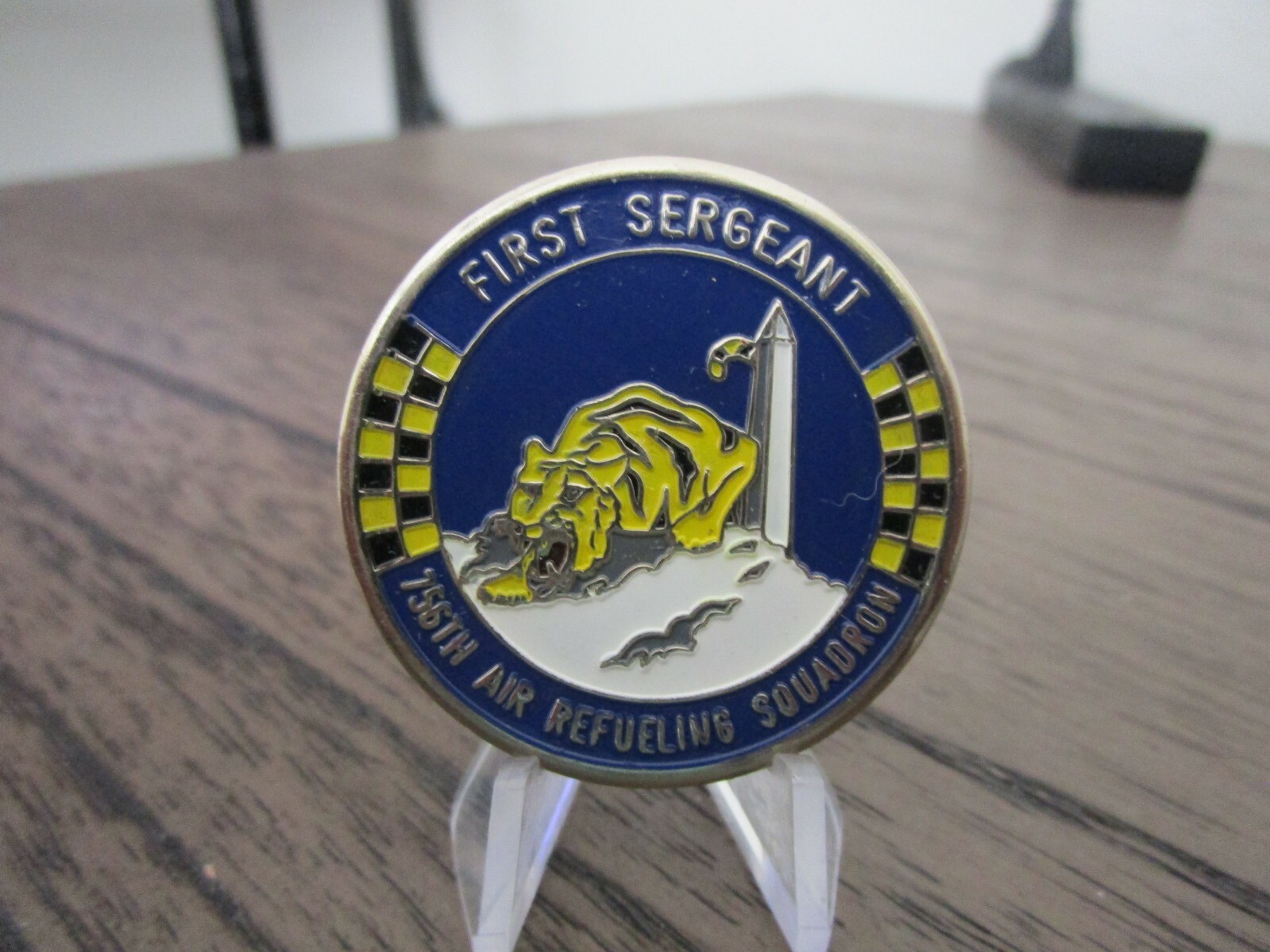 USAF 756th Air Refueling Squadron First Sergeant Challenge Coin #2910