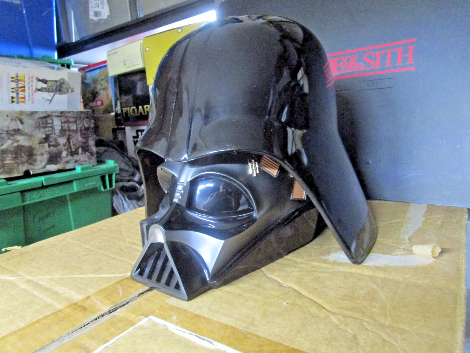 MASTER REPLICAS STAR WARS DARTH VADER HELMET 1/1 SCALE NOT COMPLETE