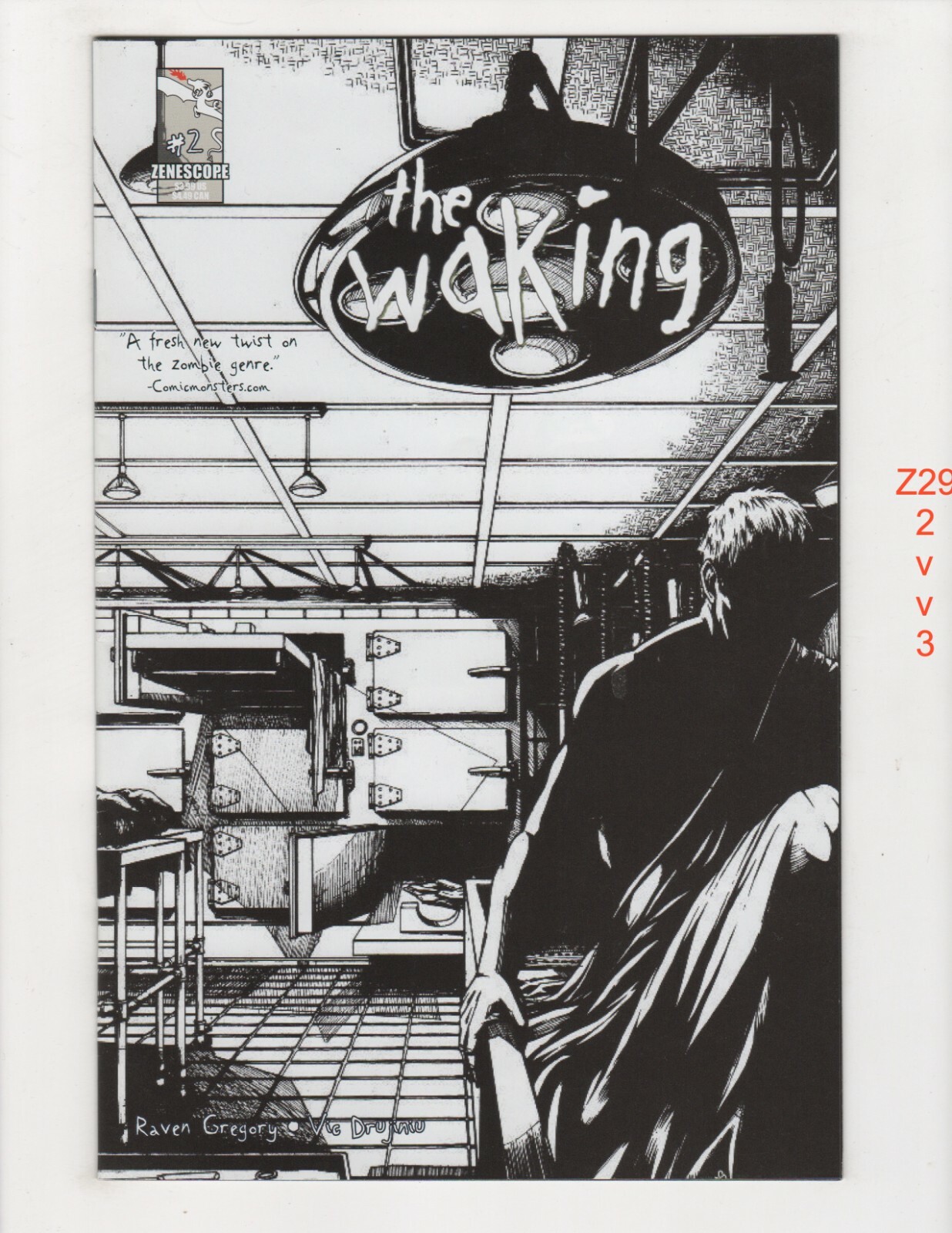 Waking #2 Eric J. sketch variant VF/NM 2010 Zenescope Entertainment z2923