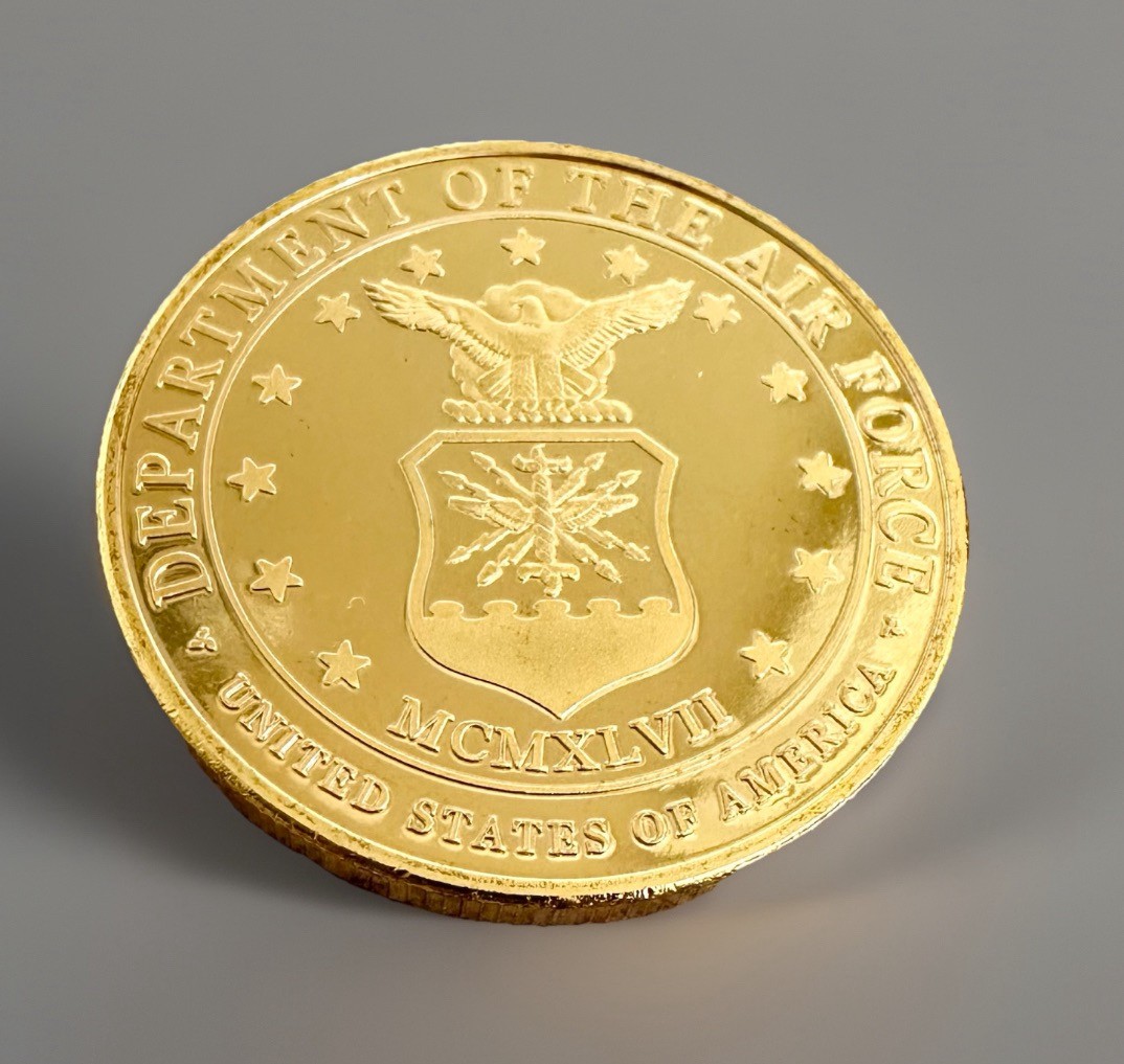 AIR FORCE MATERIAL COMMAND Challenge Coin in Velvet Case ·IN STOCK· ·GREAT GIFT·