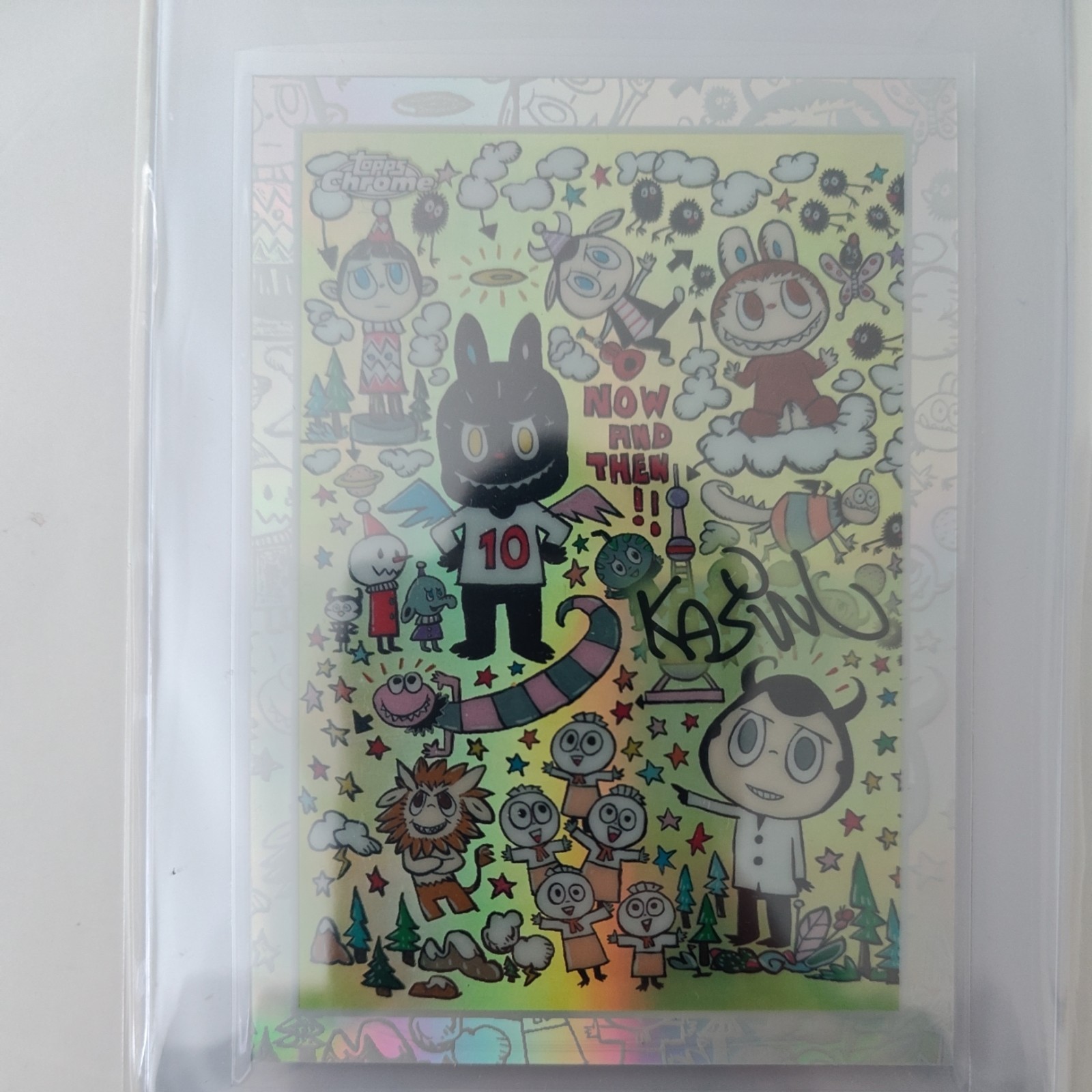 2025 Topps Chrome Labubu “TM01” Fascimile Auto The Monsters 10th Anniversary