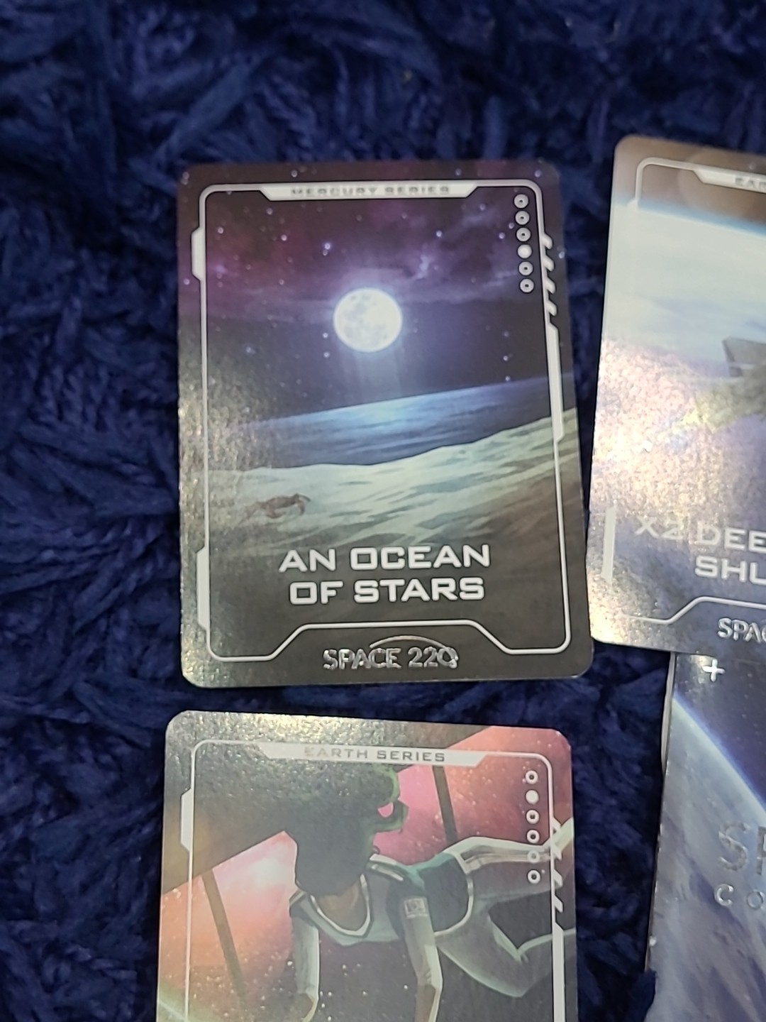 Disney EPCOT Space 220 Collectable Trading Cards As Shown In Pictures