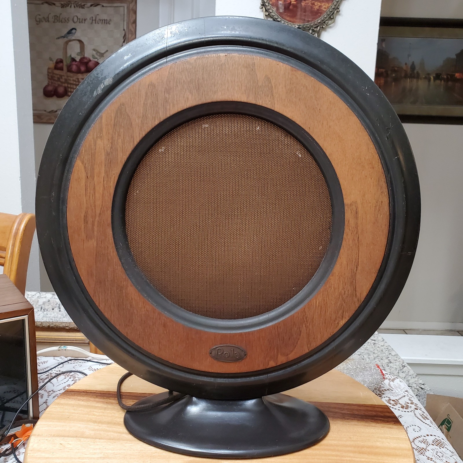 Early 1920’s Antique Rola Cone Re-Creator Art Deco Radio Speaker Works /Video