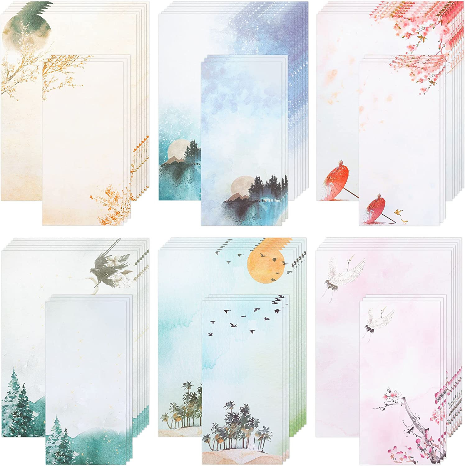 – Stationery Writing Paper Set with Envelopes, 7.3″ X 10″ | 30 Letter