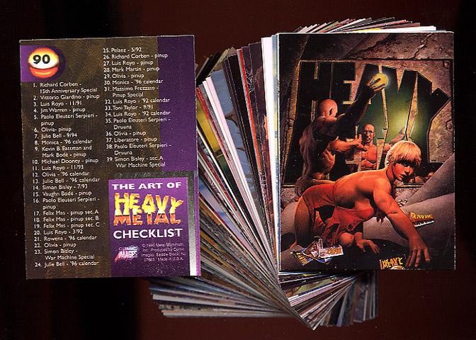 Heavy Metal, The Art of HM (Comic Images – 1995) – SINGLE CARDS – YOU PICK