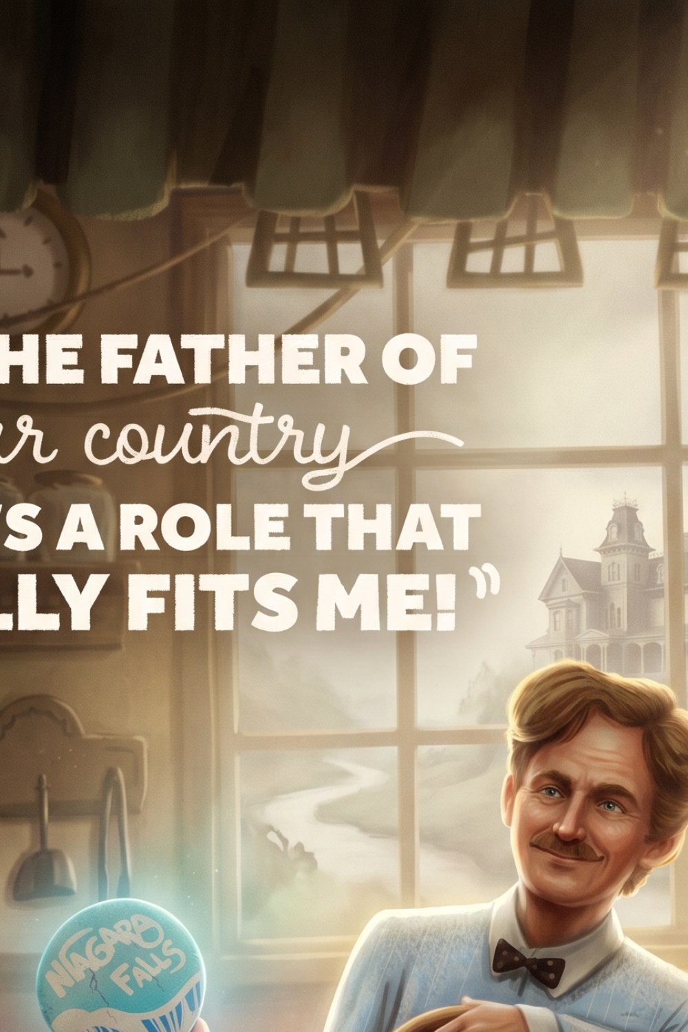 Disney Carousel of Progress Father of Our Country Poster 11×14 Glossy