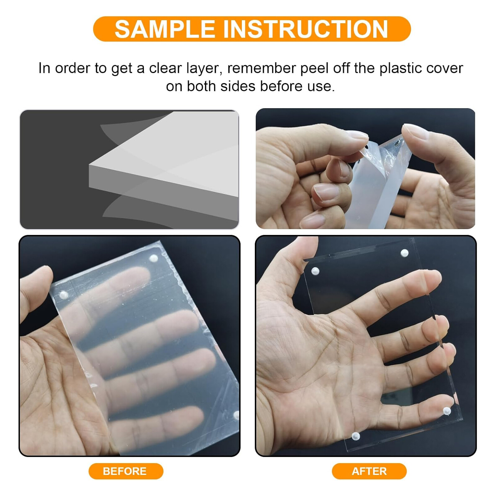 35PT Acrylic Clear Display Case Box Trading Card Holder Super Thick For TCG Card