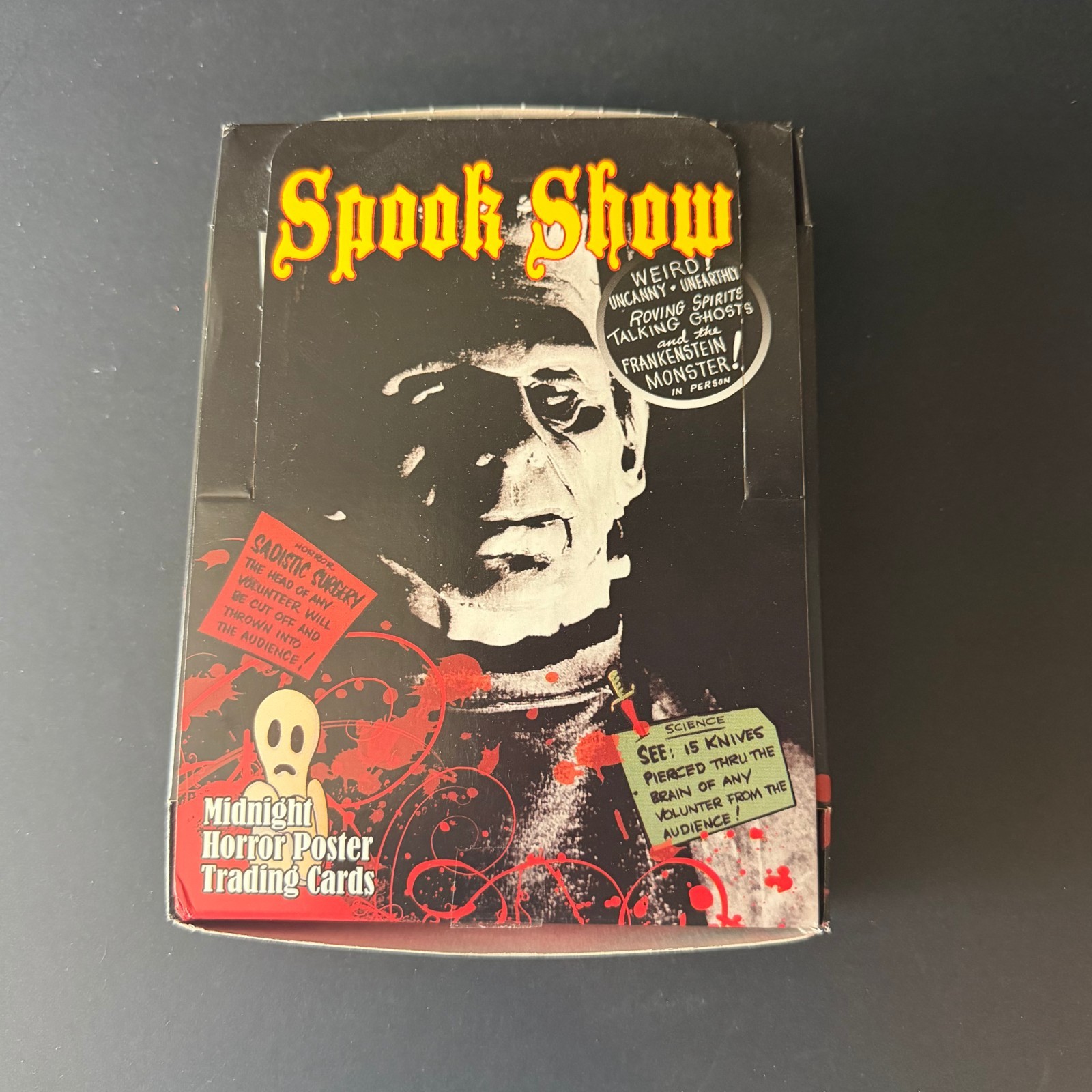 SPOOK SHOW Midnight Horror Poster Trading Card Box Monsterwax Unsealed