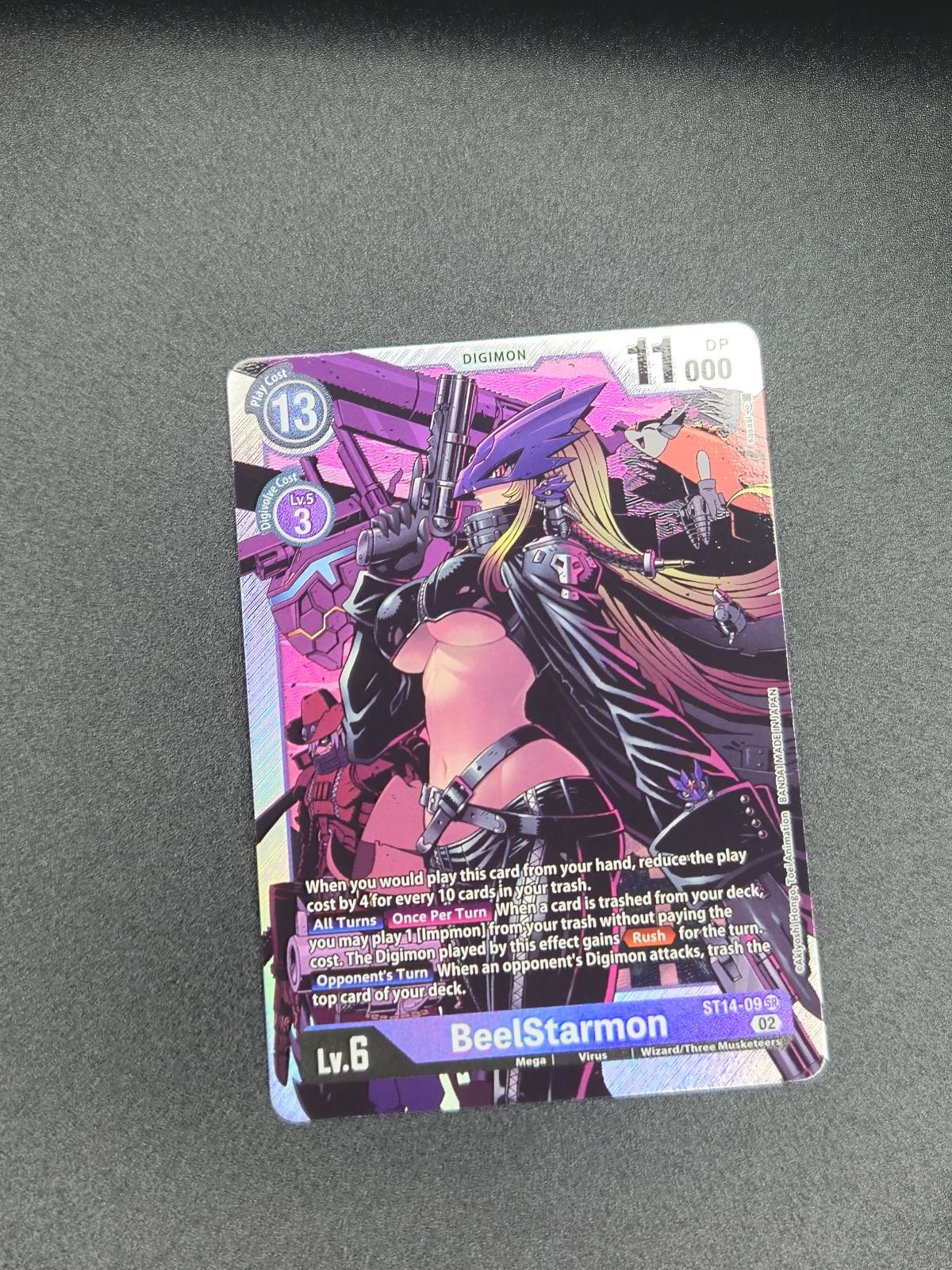 BeelStarmon ST14-09 SR Starter Deck 14: Beelzemon Set Digimon Foil NM