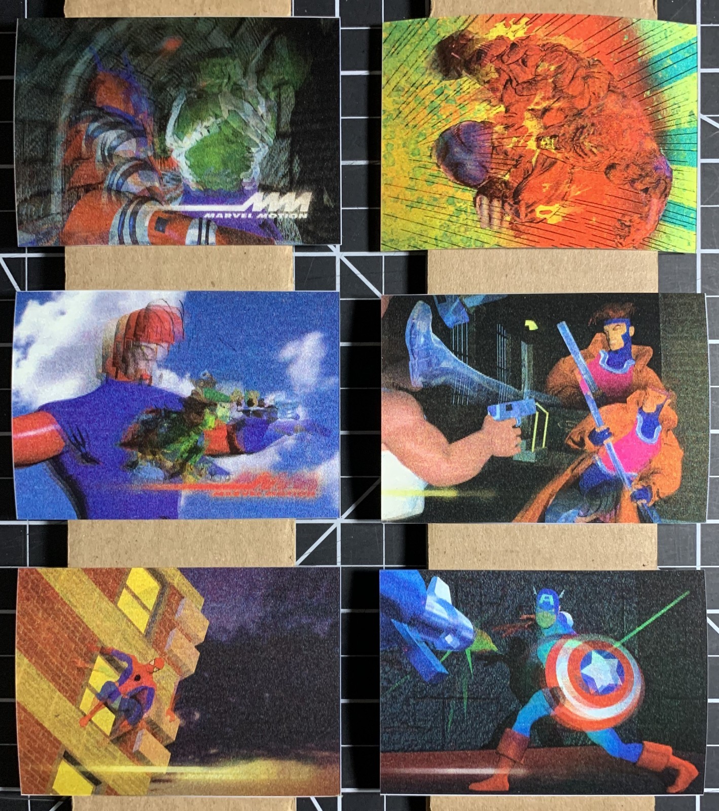 1996 Marvel Motion – Complete Card Set – Base + Virtual Vision