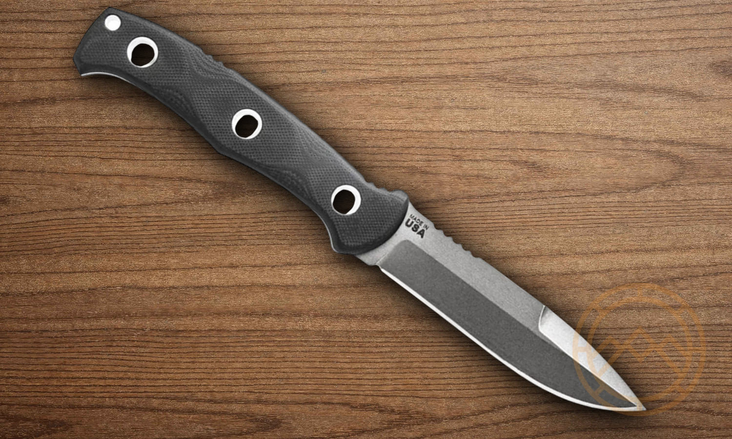 Al Mar Sere Operator Fixed Knife 4″ 154CM Steel Talon Blade Black G10 Handle