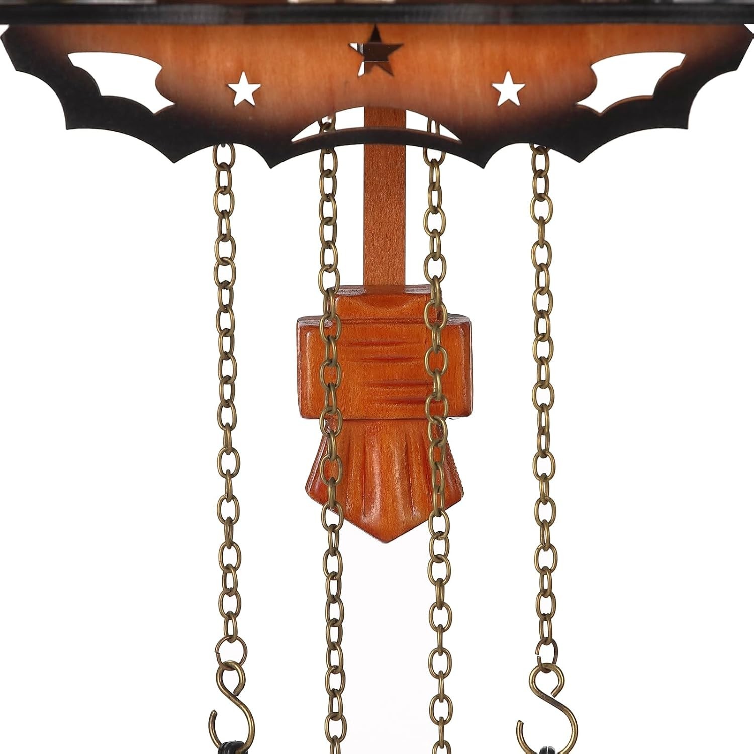 Cuckoo Clock Traditional Black Forest Clock Antique Wooden Pendulum Quartz Wa…