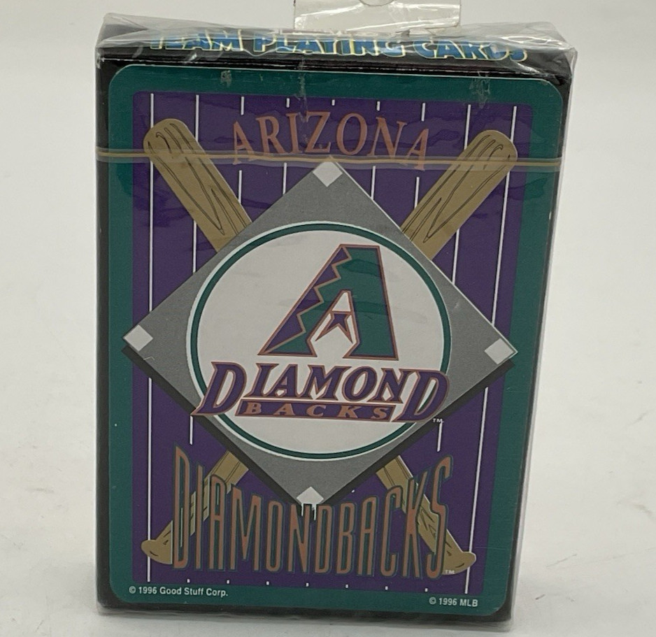 Arizona Diamondbacks Playing Cards MLB 1996 VINTAGE NEW SEALED Free Shipping!