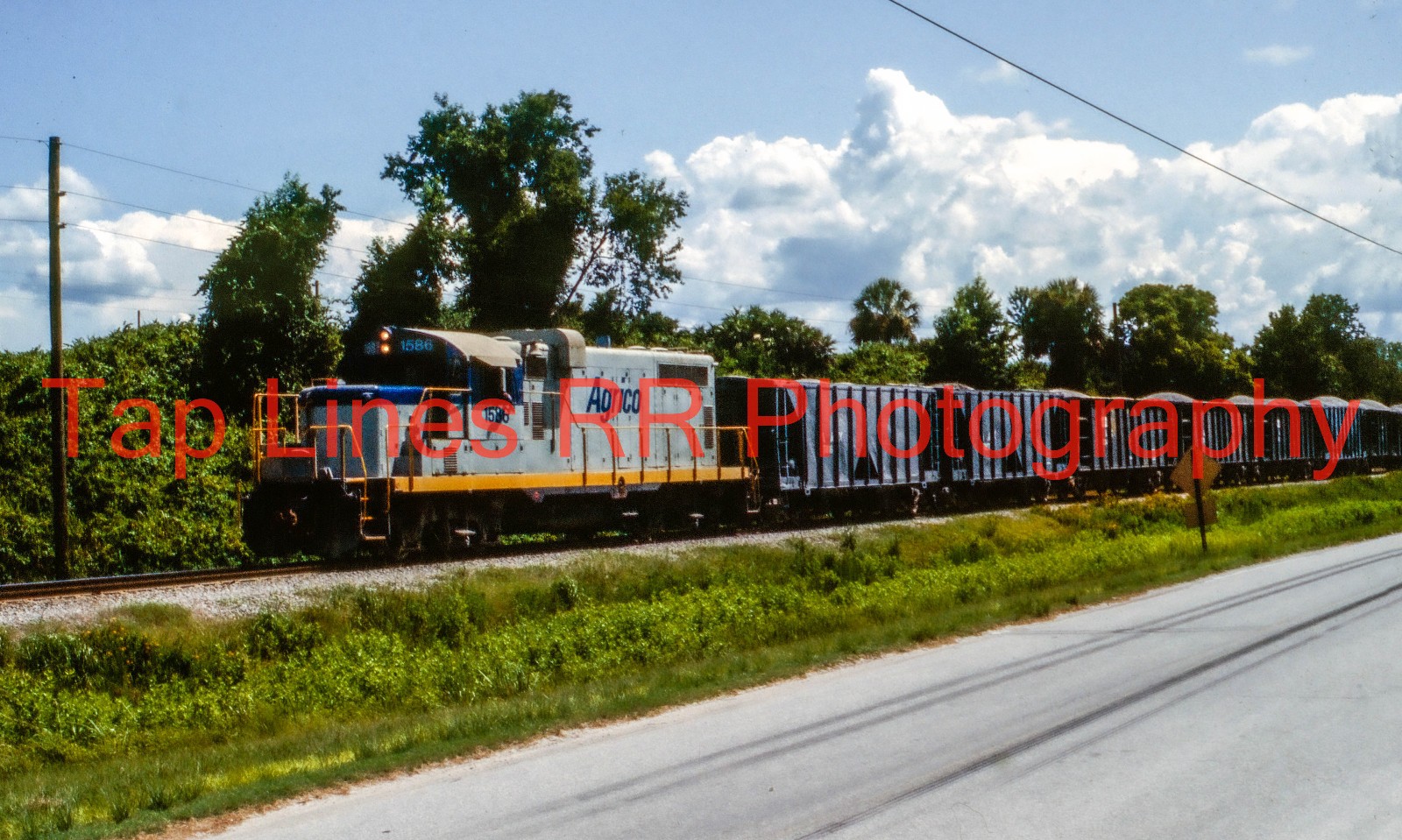 Agrico #1586 GP7r South Pierce FL 7-1992 Don Hensley ex Frisco 541 New 5×8 Photo
