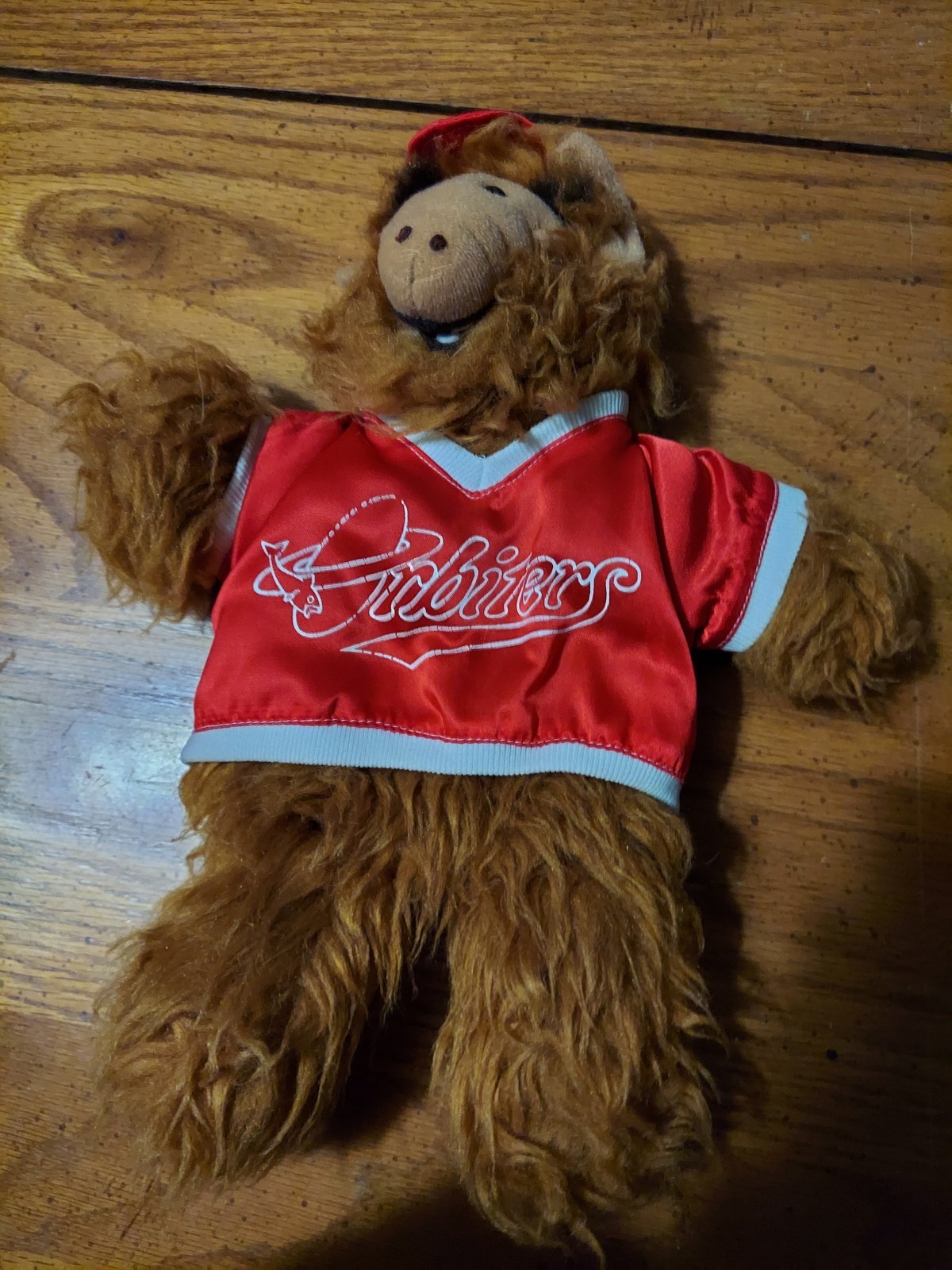 ALF Plush Stuffed Animal Small 6-14 in with Red Indians Jersey