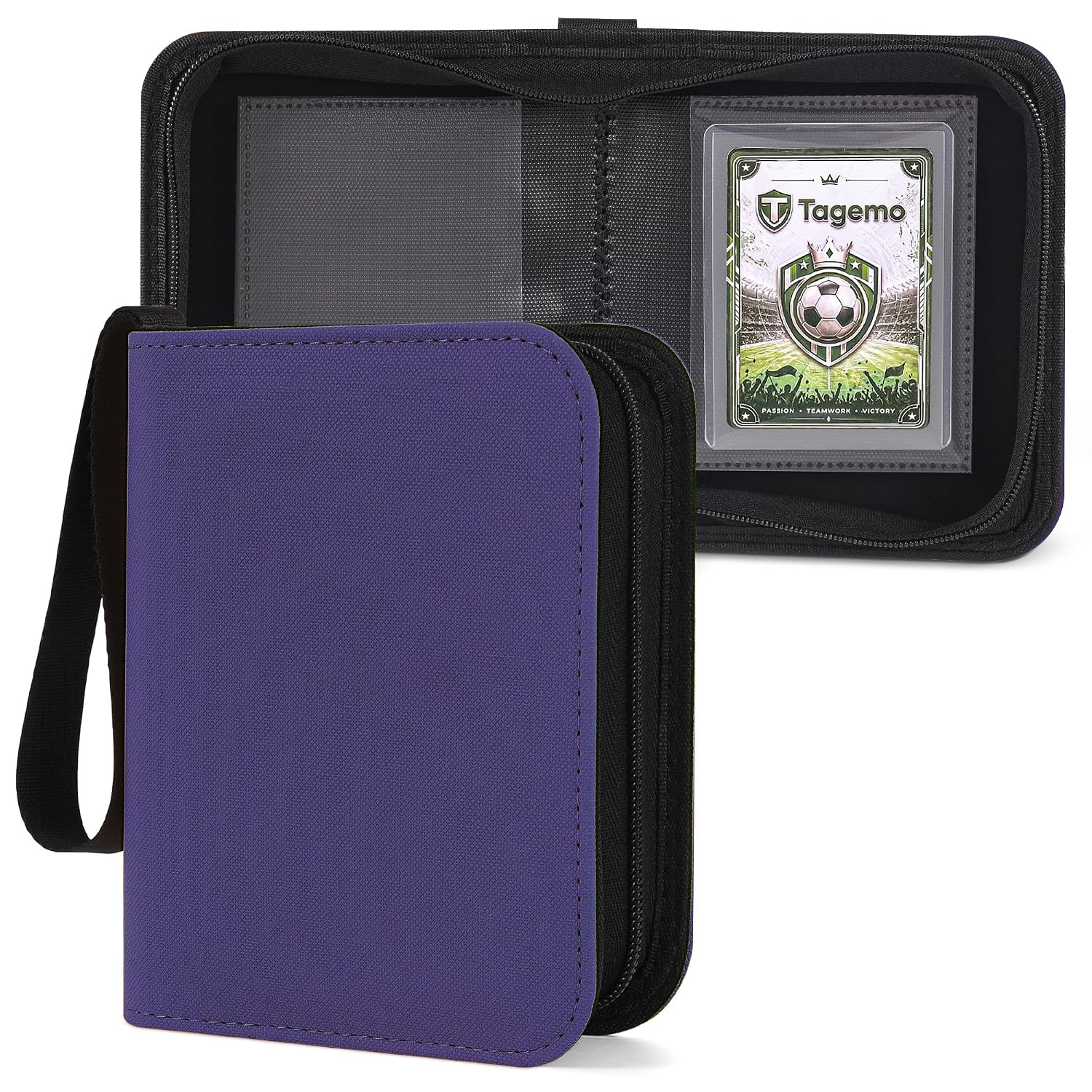 Mini 3×4 Top Loader Trading Card Binder Album with Rigid Protector and Pages