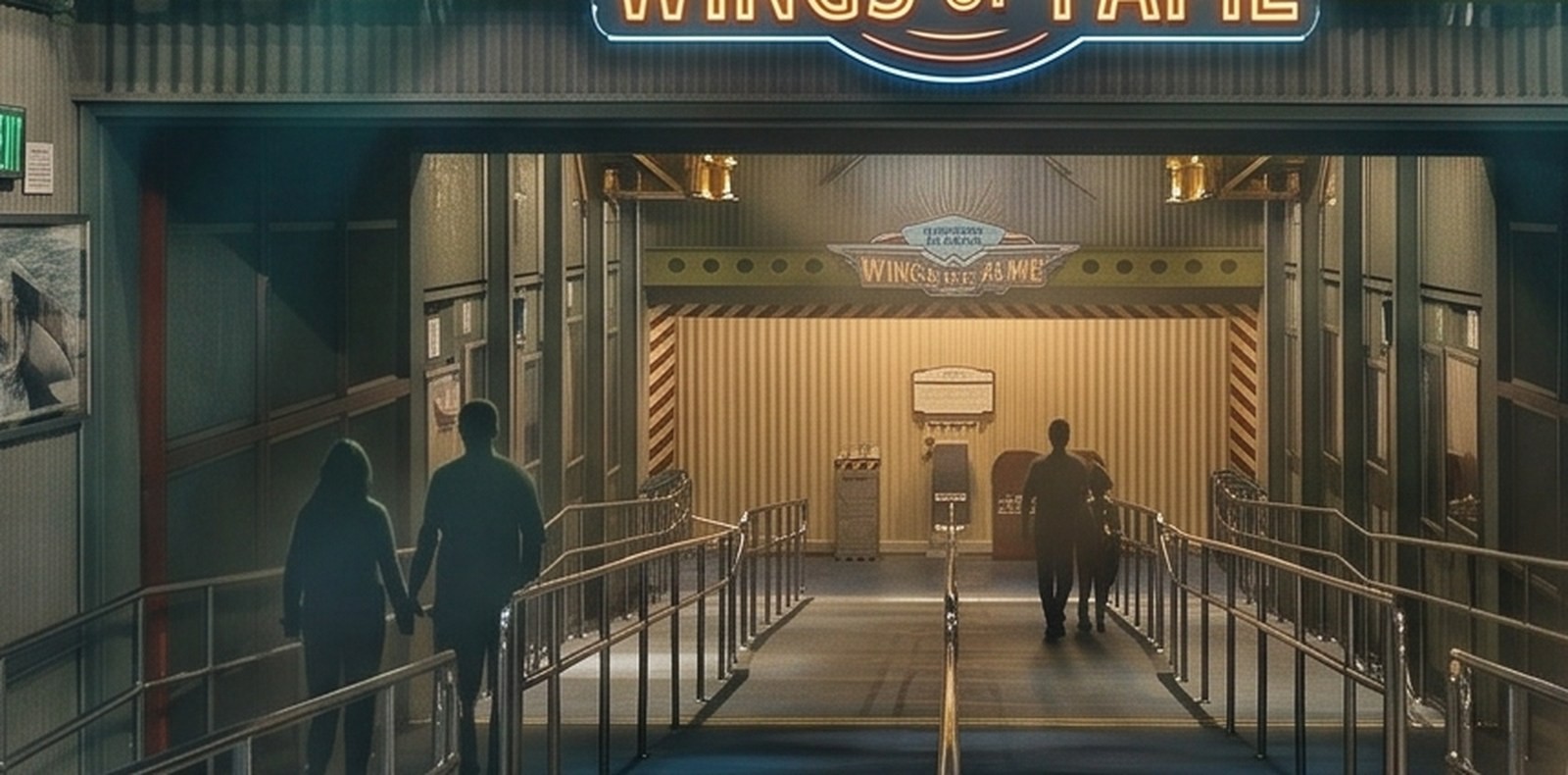 Soarin Across America Interior Queue Concept Art Attraction Poster 12×18 Glossy