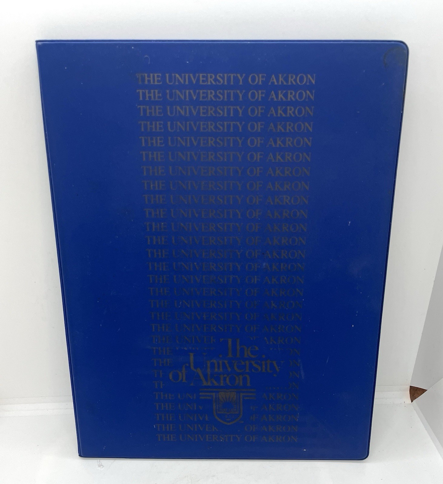 University Of Akron Ohio Zips Vintage Agenda Binder Folder