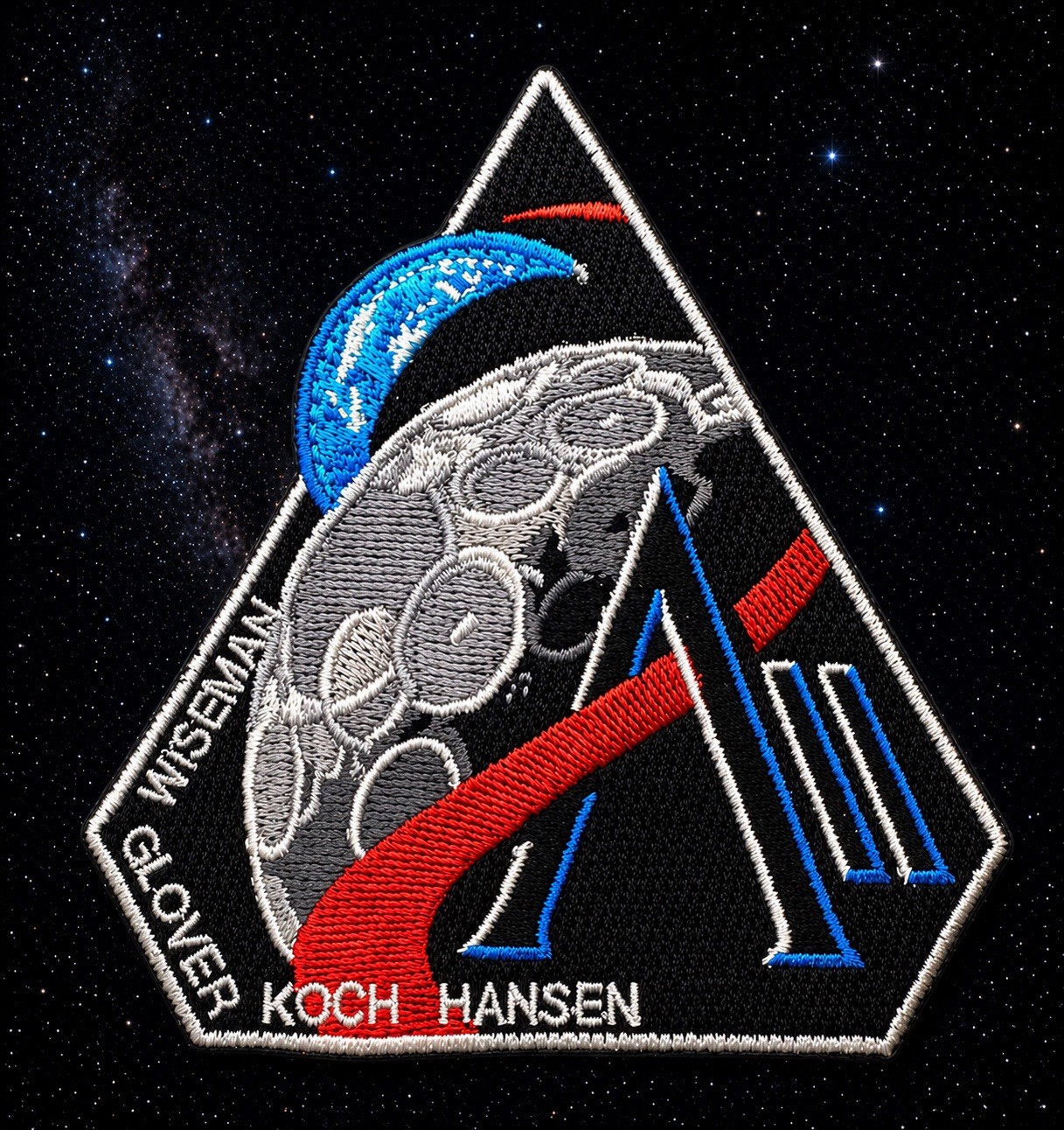 NASA ARTEMIS 2 OFFICIAL PATCH – 3.5”