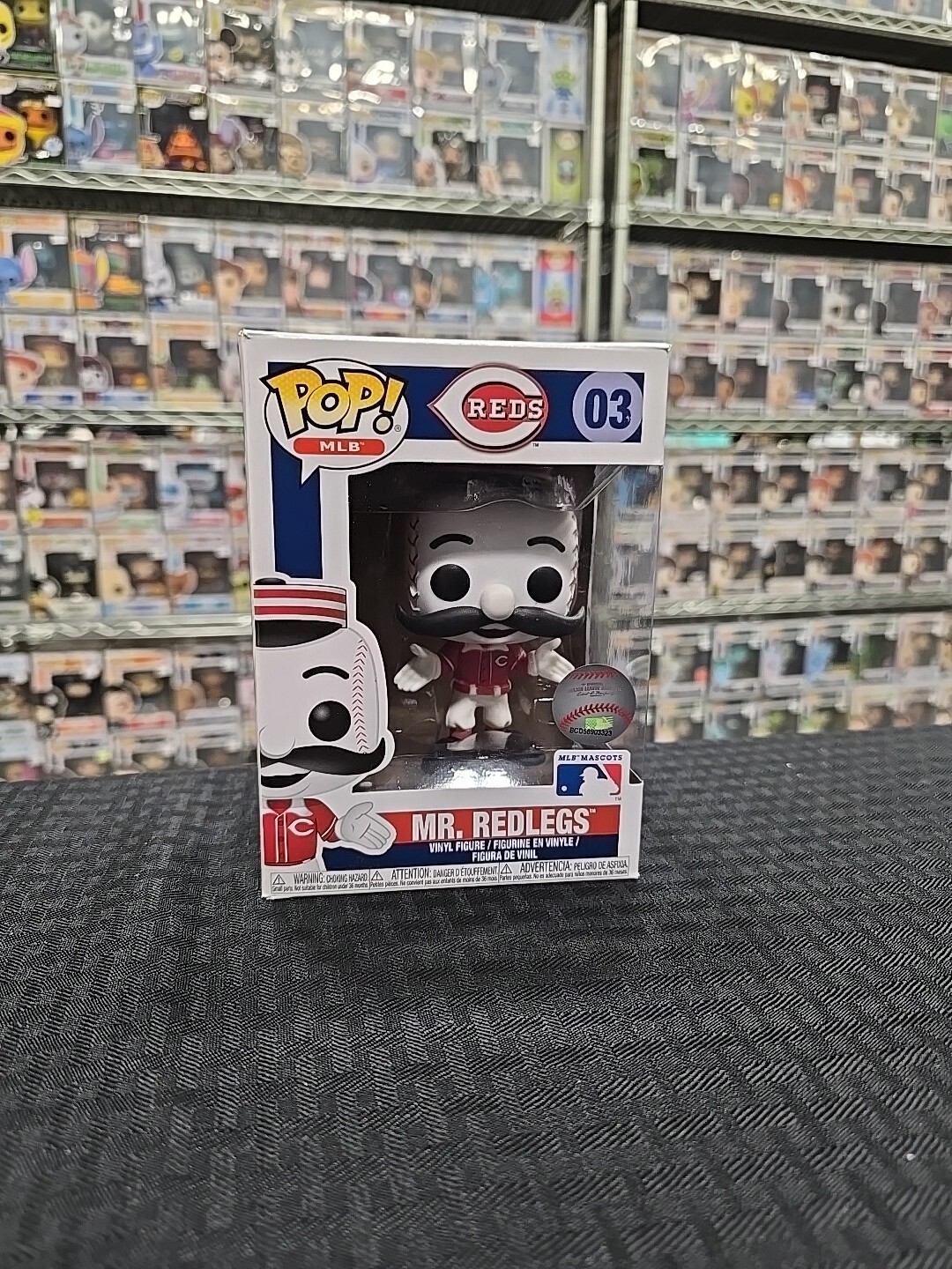 Mr. Redlegs (Alternate Red Uniform) Cincinnati Reds MLB Mascots Funko Pop MLB 03