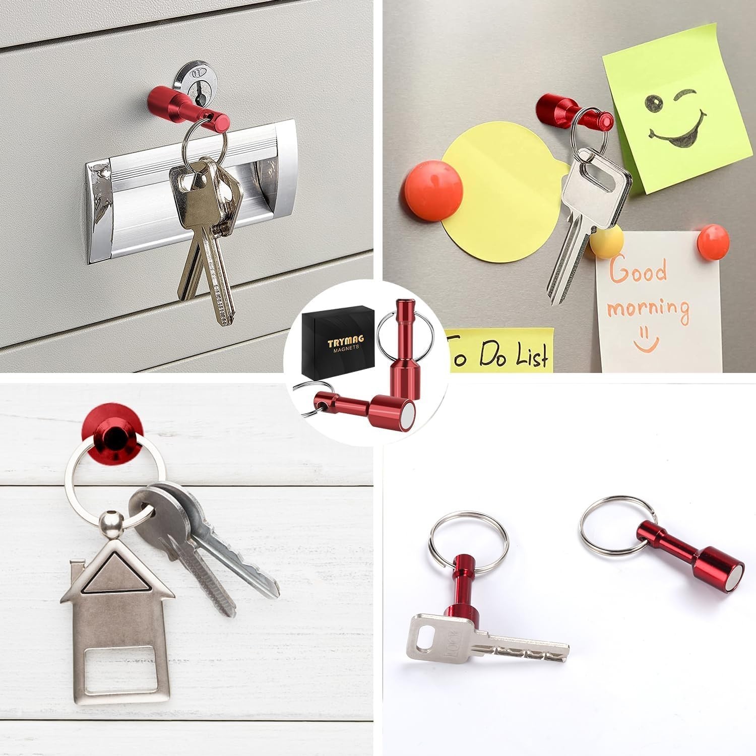 Multi-Functional Neodymium Keychain Magnets – Perfect for Jewelry Testing & Keys