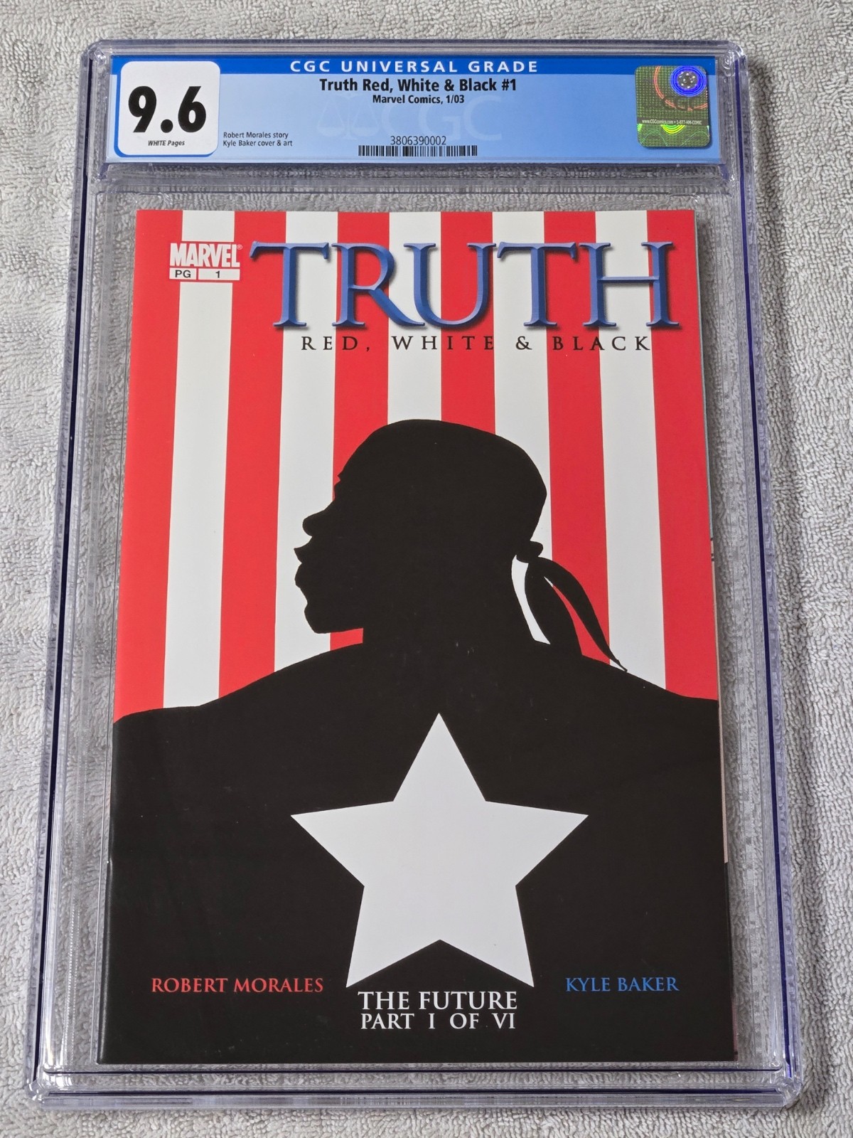 2003 Marvel Truth Red, White & Black #1 CGC 9.6 1st Appearance Avengers NM+