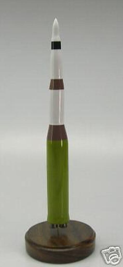 LGM-30 Minuteman II Boeing Missile Wood Model Free Ship