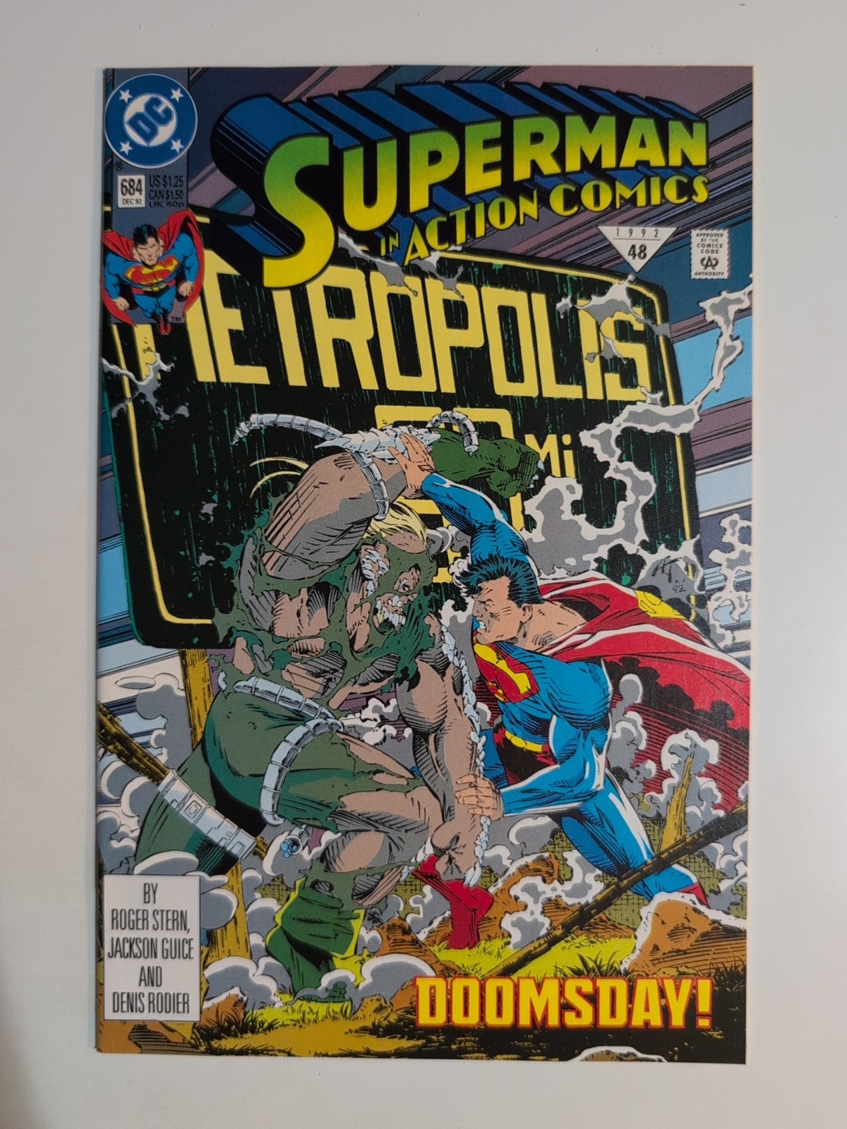 Action Comics #684 DC Comics 1992 HUGE Back Issue Sale LOOK!!