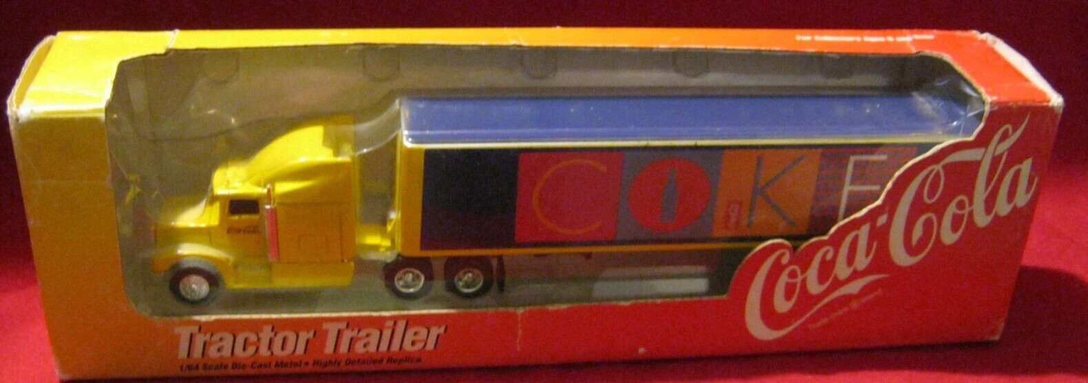Coca Cola 18 wheeler…NIB…from ERTL…1997…for collectors over 8 years old