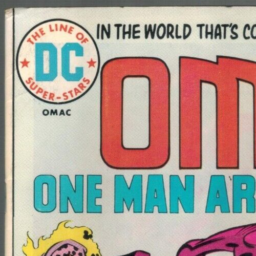 OMAC One Man Army Corps #4 Busting of a Conqueror! 1975 F/VF DC Comic