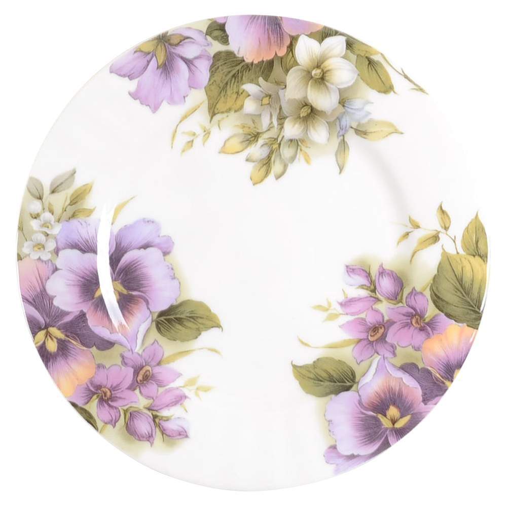 Gracie Bone China Pansy Salad Dessert Plate 12009443