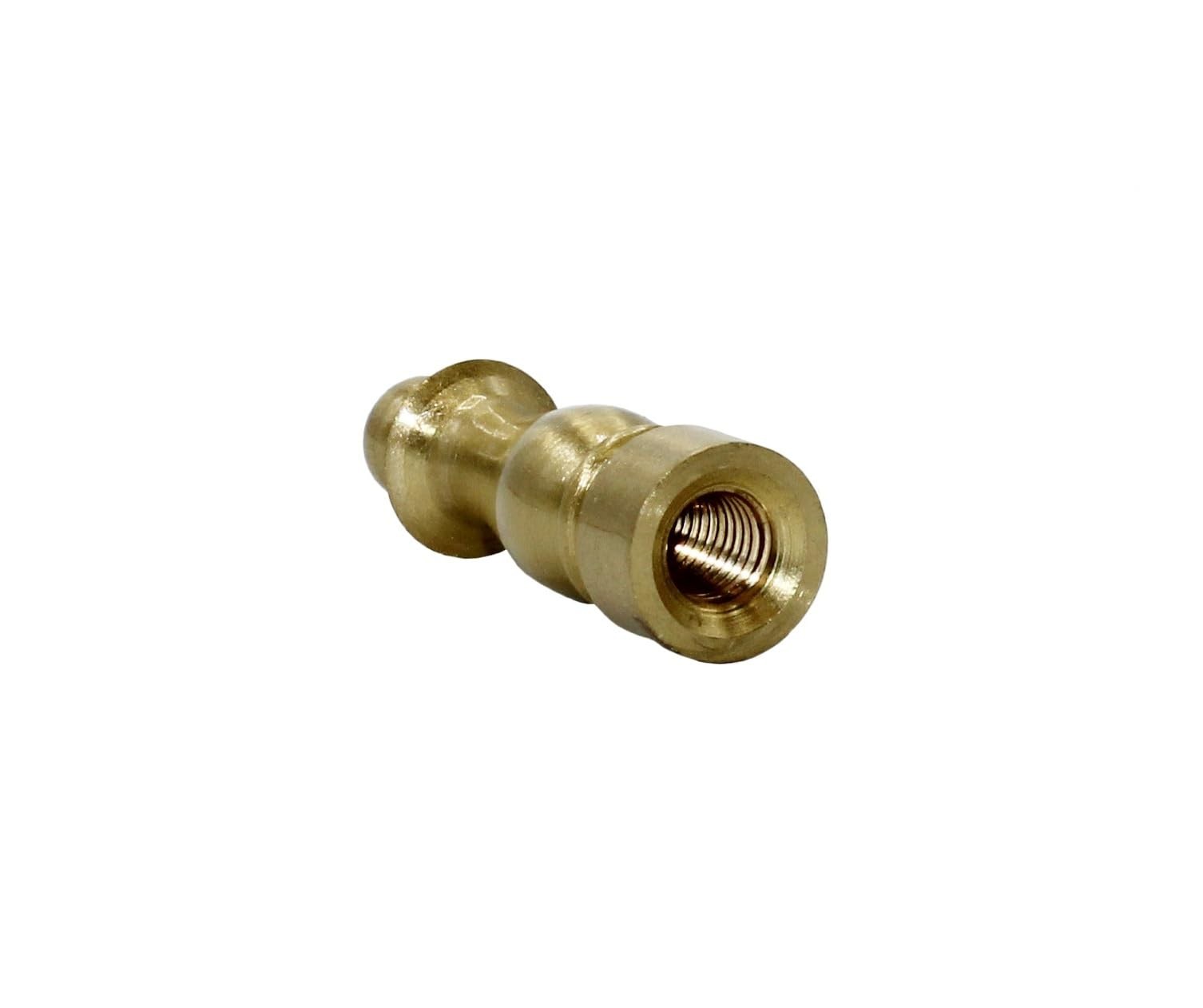 Creative Hobbies ELY1465 Solid Brass Finial for Lamp Shades 1.5 inches, Gold