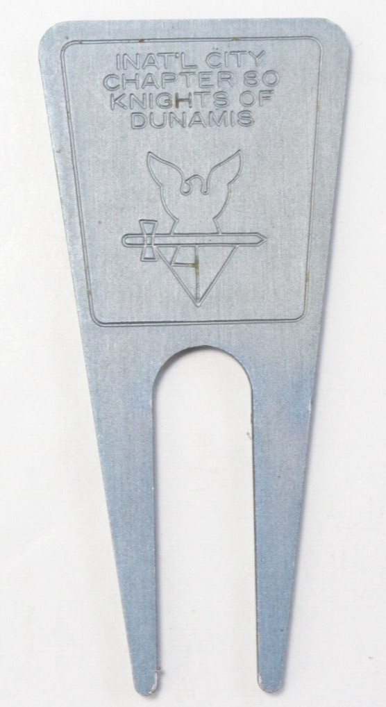 Vintage Knights of Dunamis International City Chapter 80 Golf Divot Tool