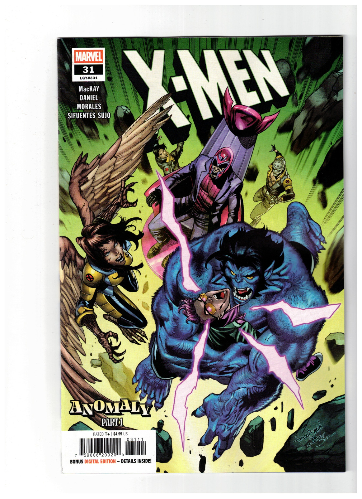 X-MEN #31 – TONY S. DANIEL MAIN COVER – MARVEL COMICS/2026