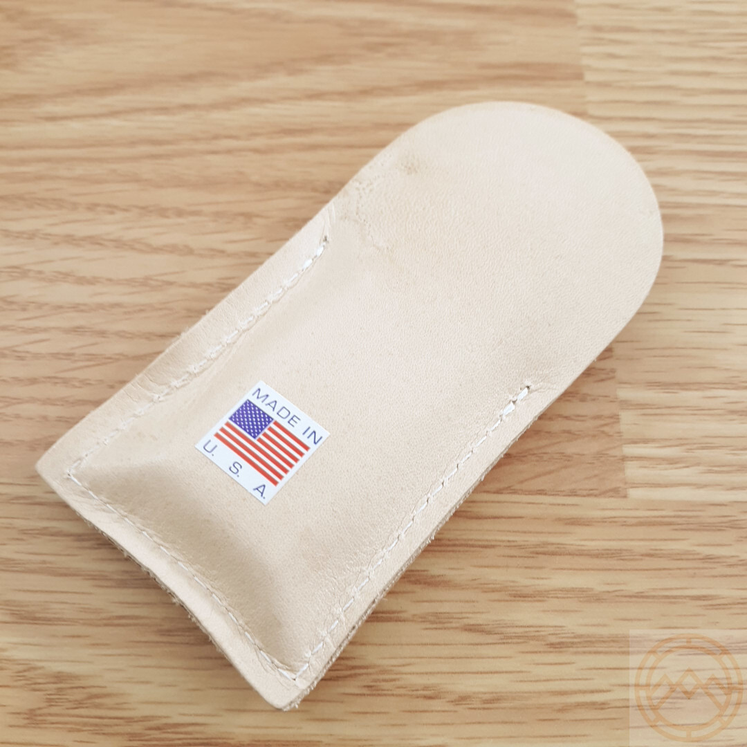 Sharpeners Translucent Stone 4″ x 1″ Leather Slip Pouch Factory Irregular AC88