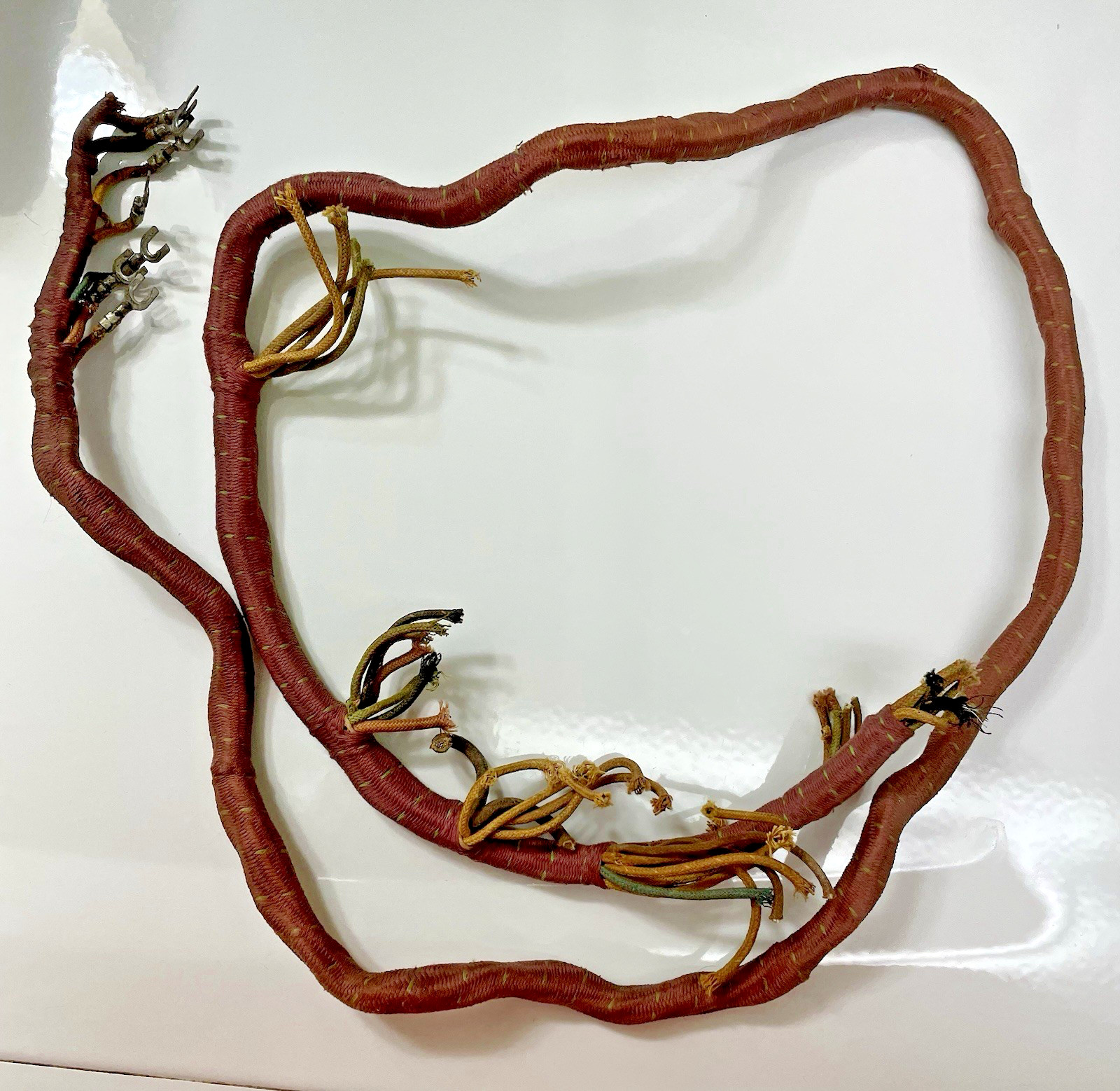Vintage Battery cable with 7 connectors