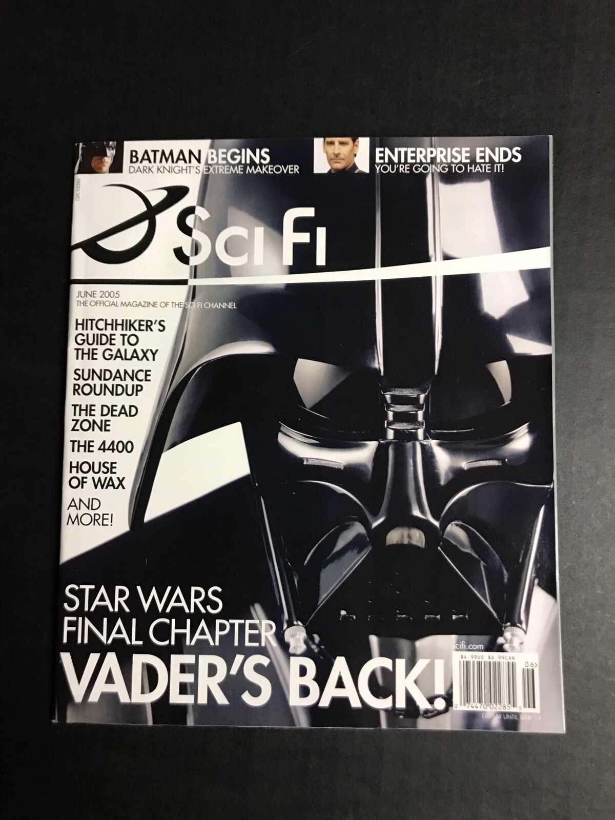 Sci Fi Magazine Darth Vader Vader’s Back Star Wars 2005