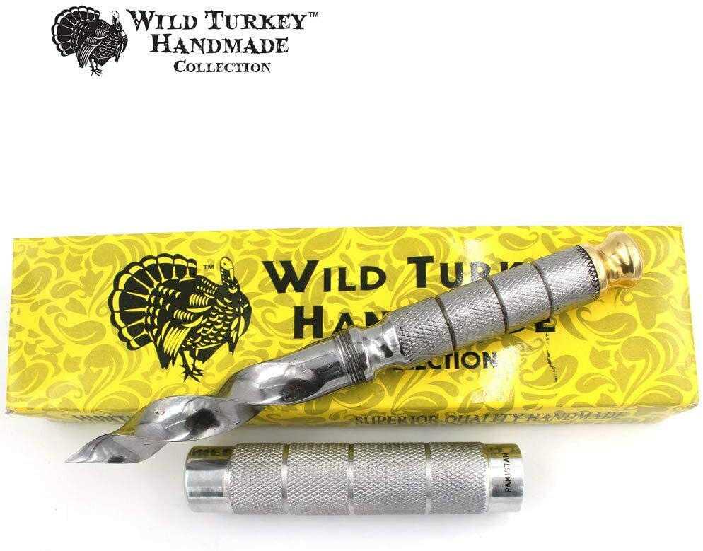 Wild Turkey Handmade Collection Spiral Dagger with Steel Cover – Stainless Steel
