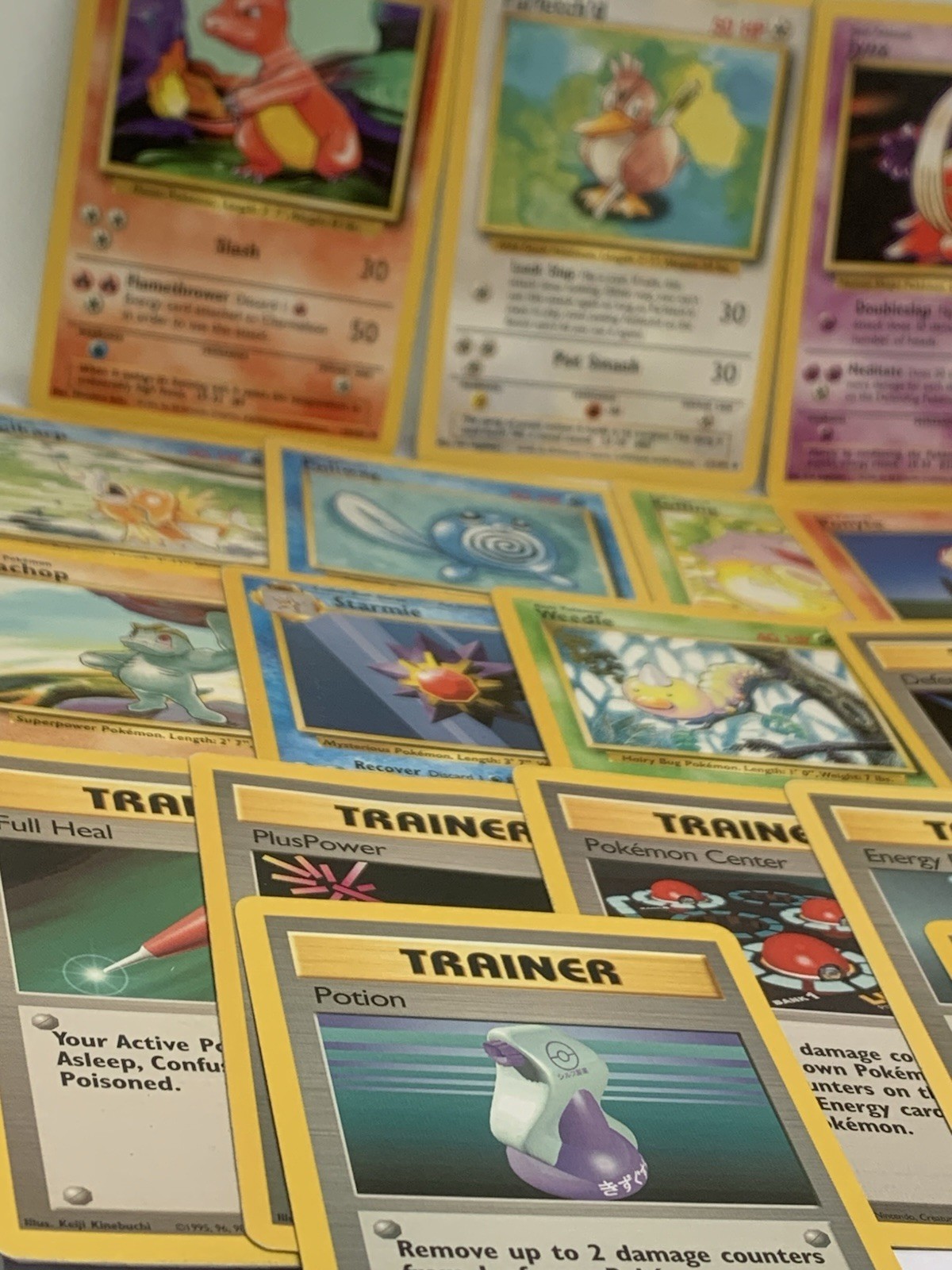 Curated Lot of 20 Vintage 1999 Base Set Pokemon Cards Original 151 Set