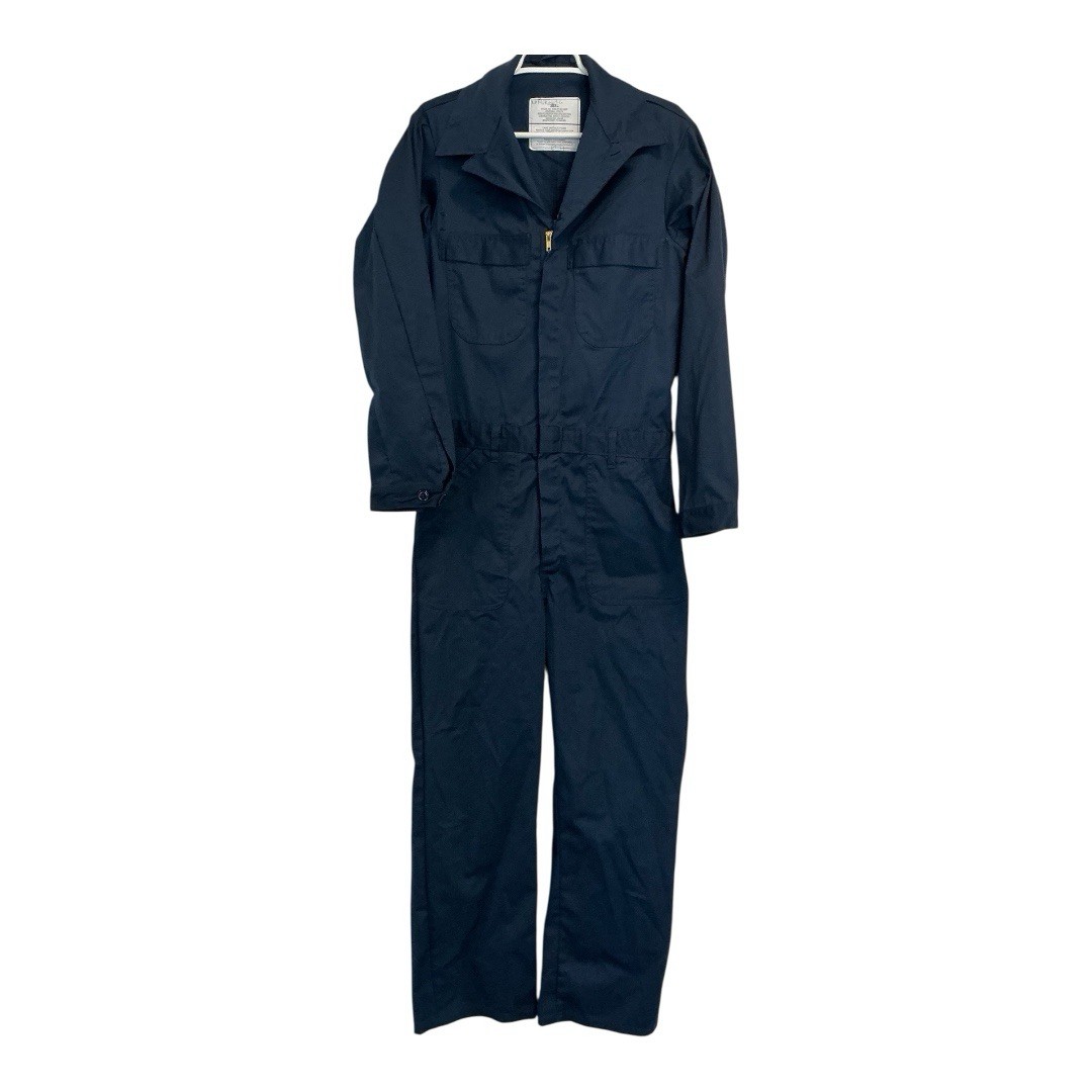 US Navy Sz 38XL Utility Coveralls Blue Cotton Polyester Blend Workwear Mechanic
