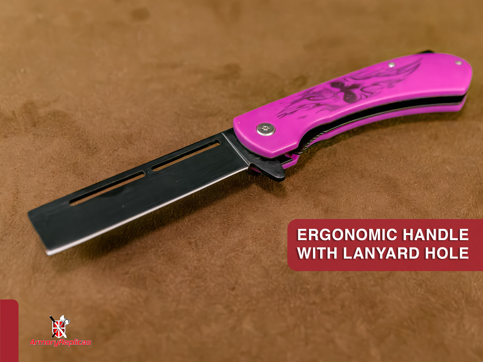 Tactical Spring Assist Folding Knife Razor Style Wraith Demon EDC pocket knife