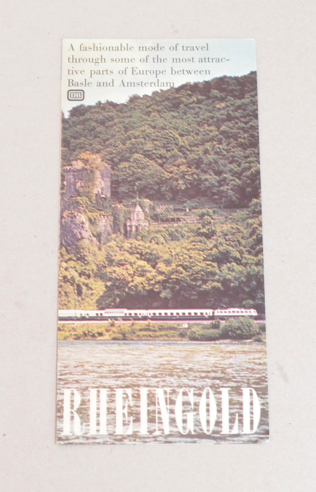 Railway Leaflet Germany Bundesbhan Rheingold Express 1962