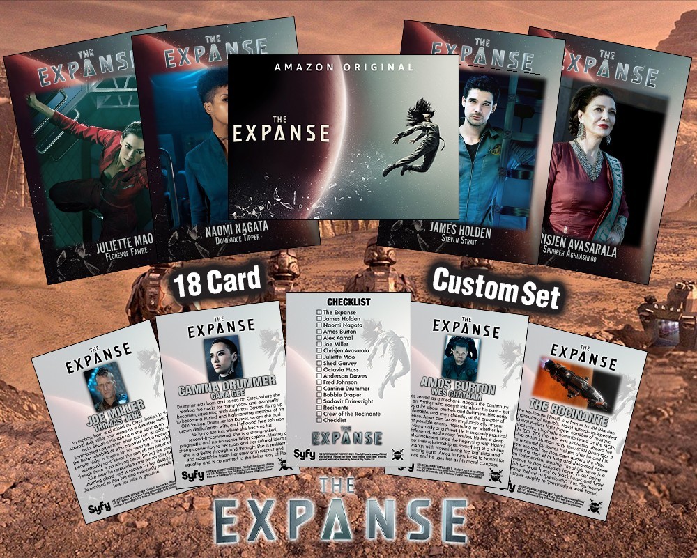 The Expanse – Complete Set of 18 Custom-Designed Art Cards