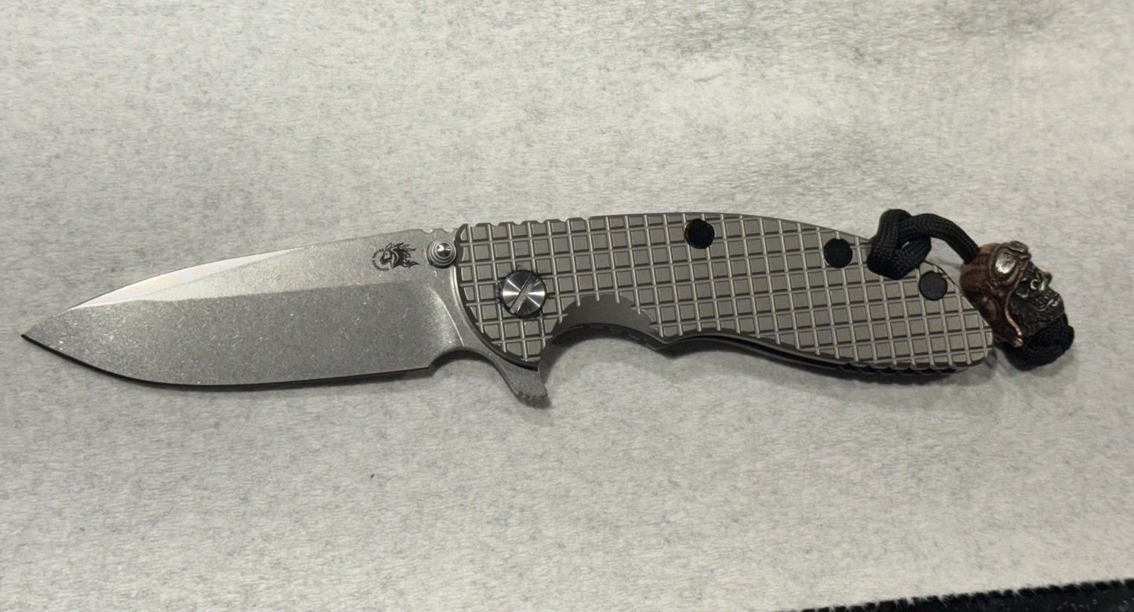 Monkey Edge Frag Pattern XM18 Titanium CPM20CV BLADE