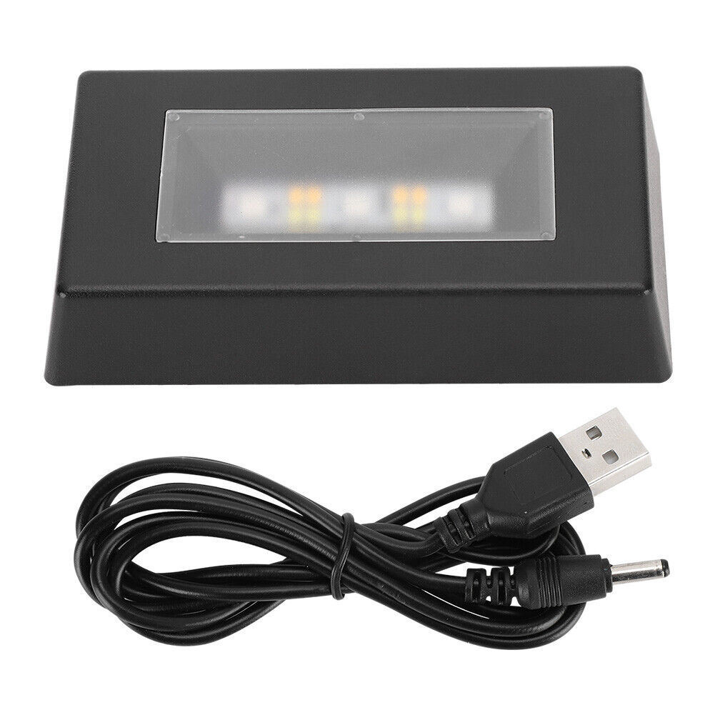 2 Pcs LED Display Base Crystal Light Stand With USB Cable to 3D Crystal Statues