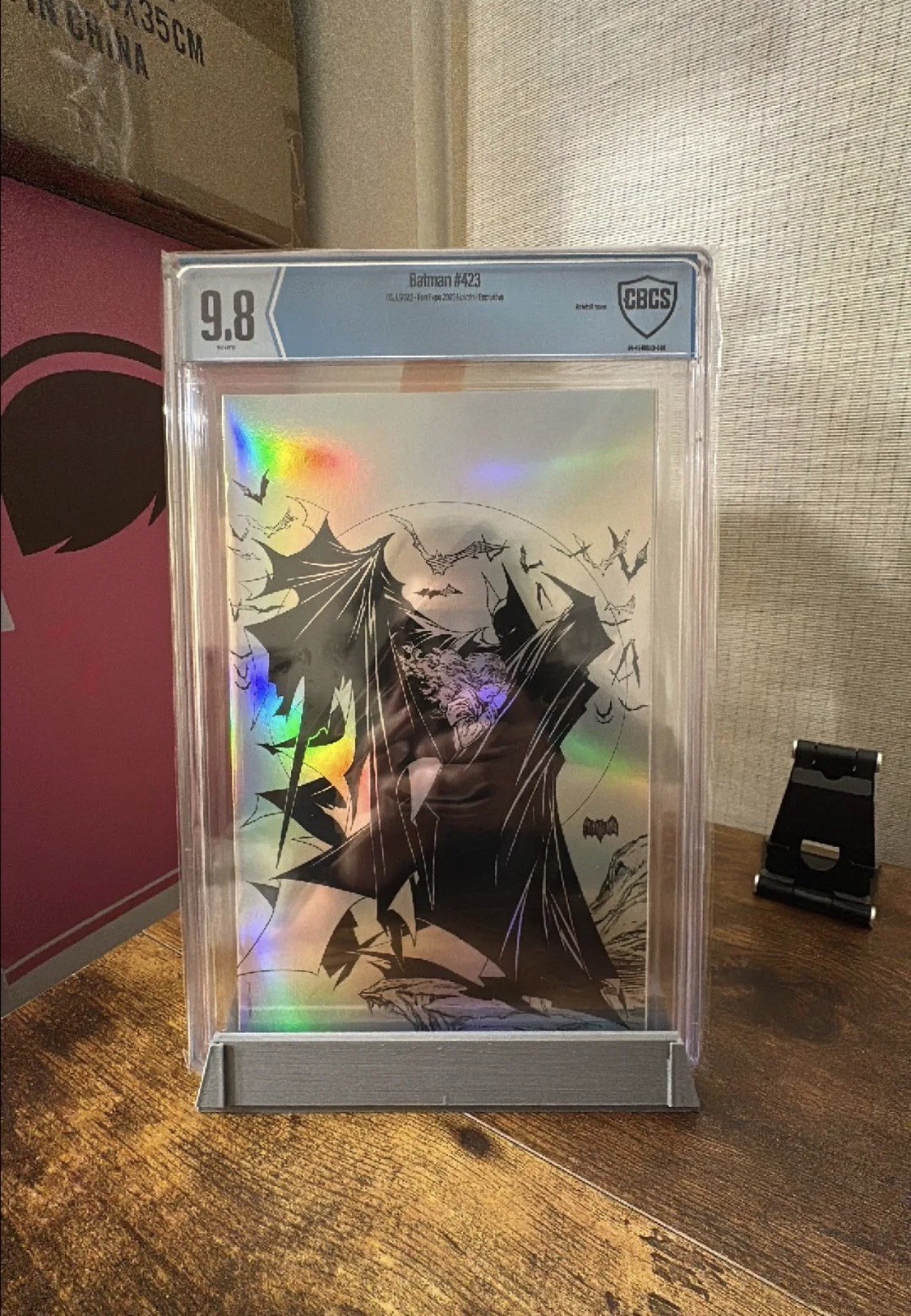 Batman #423 – DC 2023 FanExpo Special Foil B -Virgin CBCS 9.8 Todd McFarlane