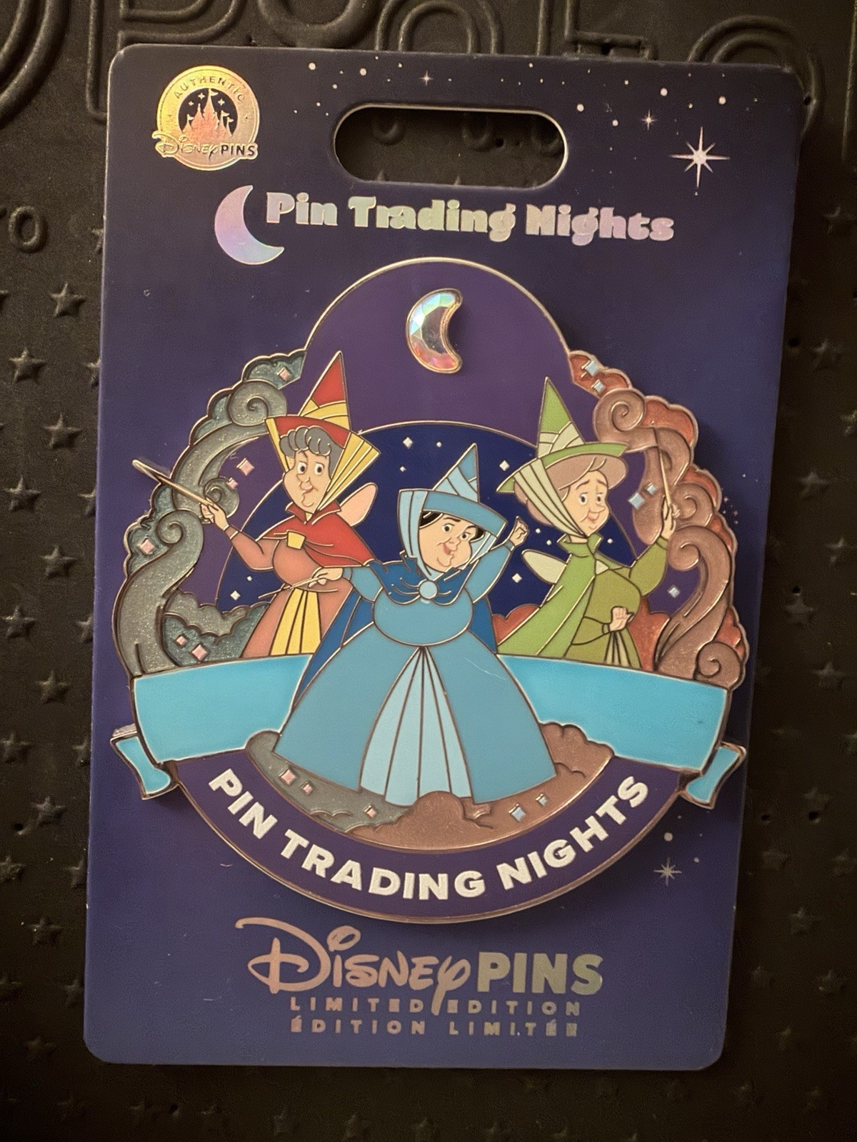 2026 Disney Parks WDW Pin Trading Night Mini-Jumbo 3 Fairies pin LE 500