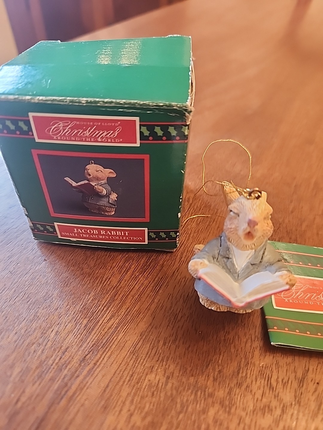 Jacob rabbit Christmas/Easter ornament