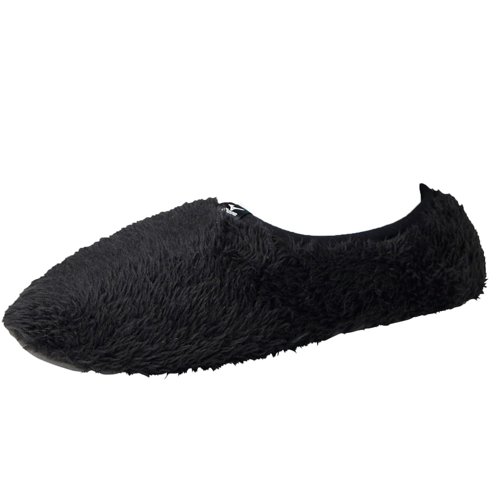 MIZUNO Room Shoes, Slippers, Warm Boa, 778-961, Black, Size 25.0-27.0 cm