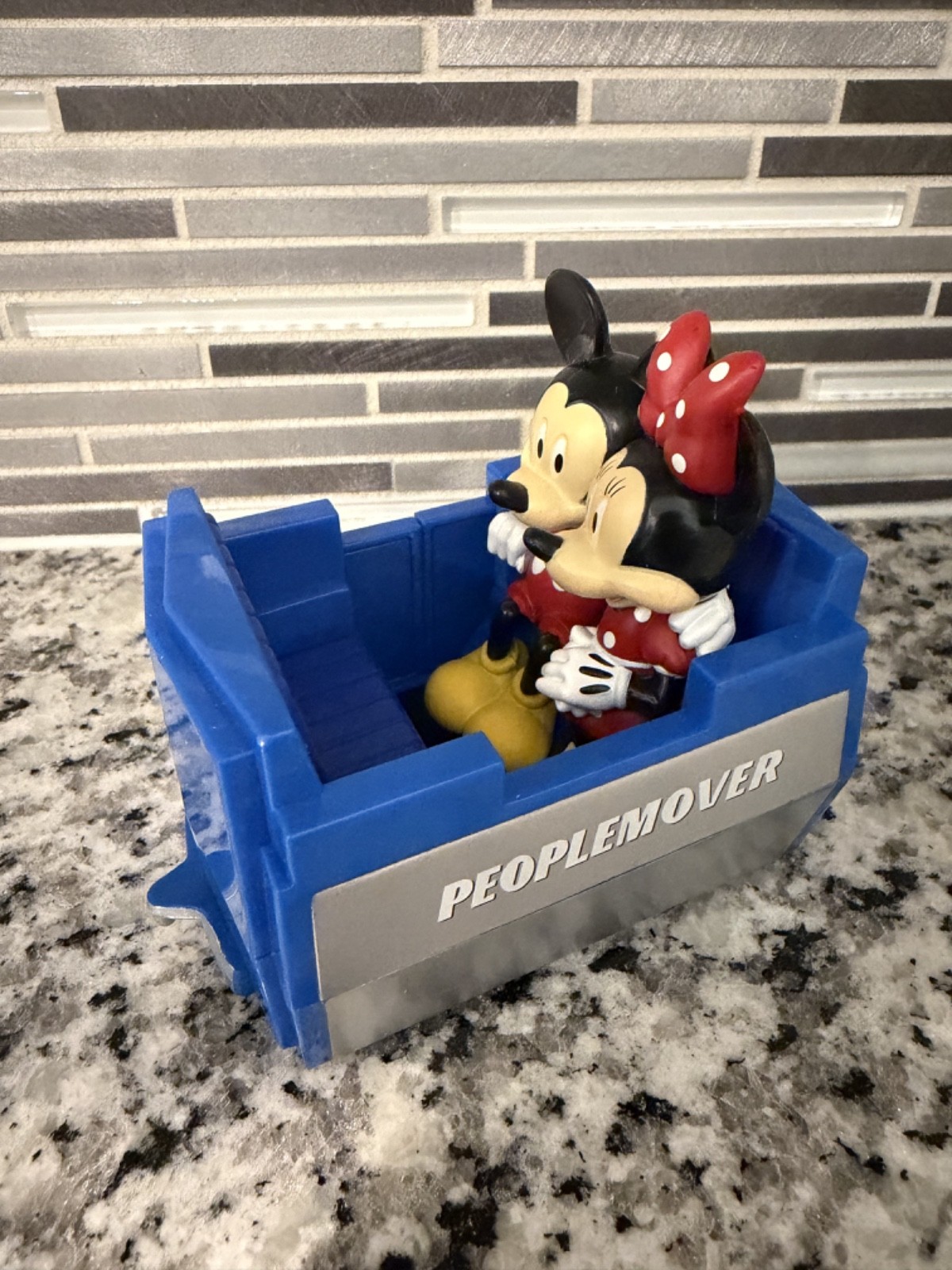 Disney World Parks Tomorrowland People Mover Pull Back Toy Car Mickey Minnie